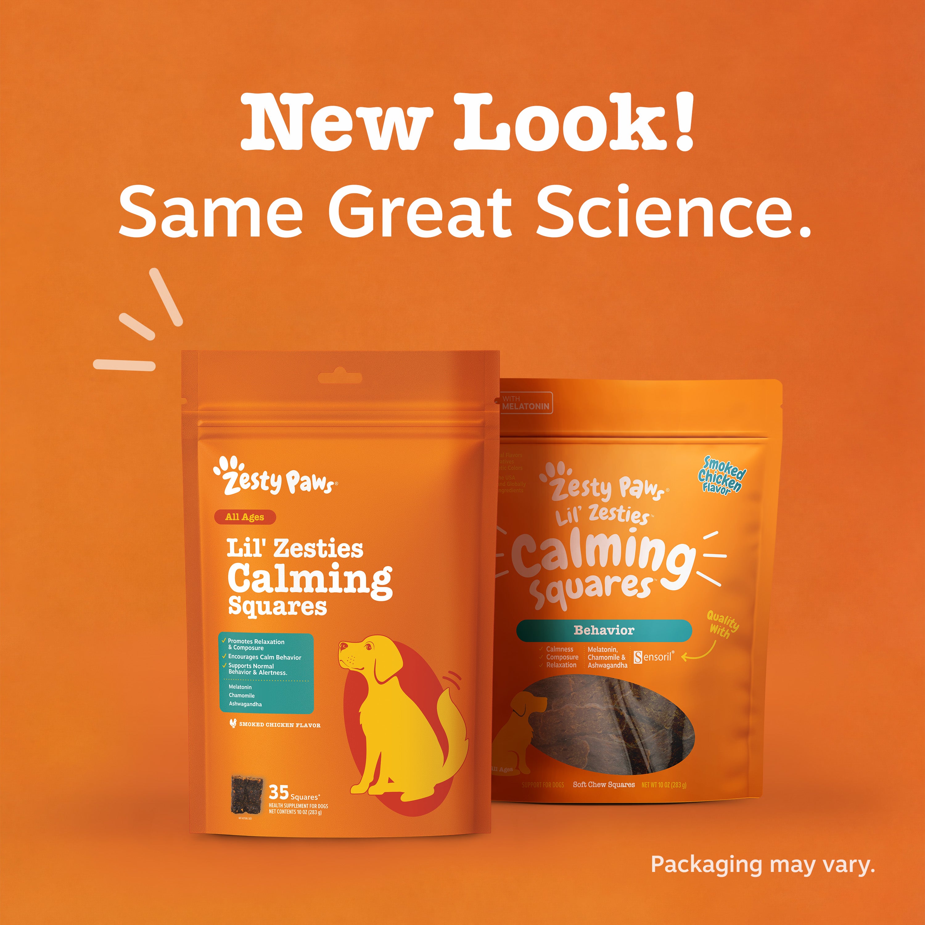 Lil' Zesties™ Calming Squares™ for Dogs