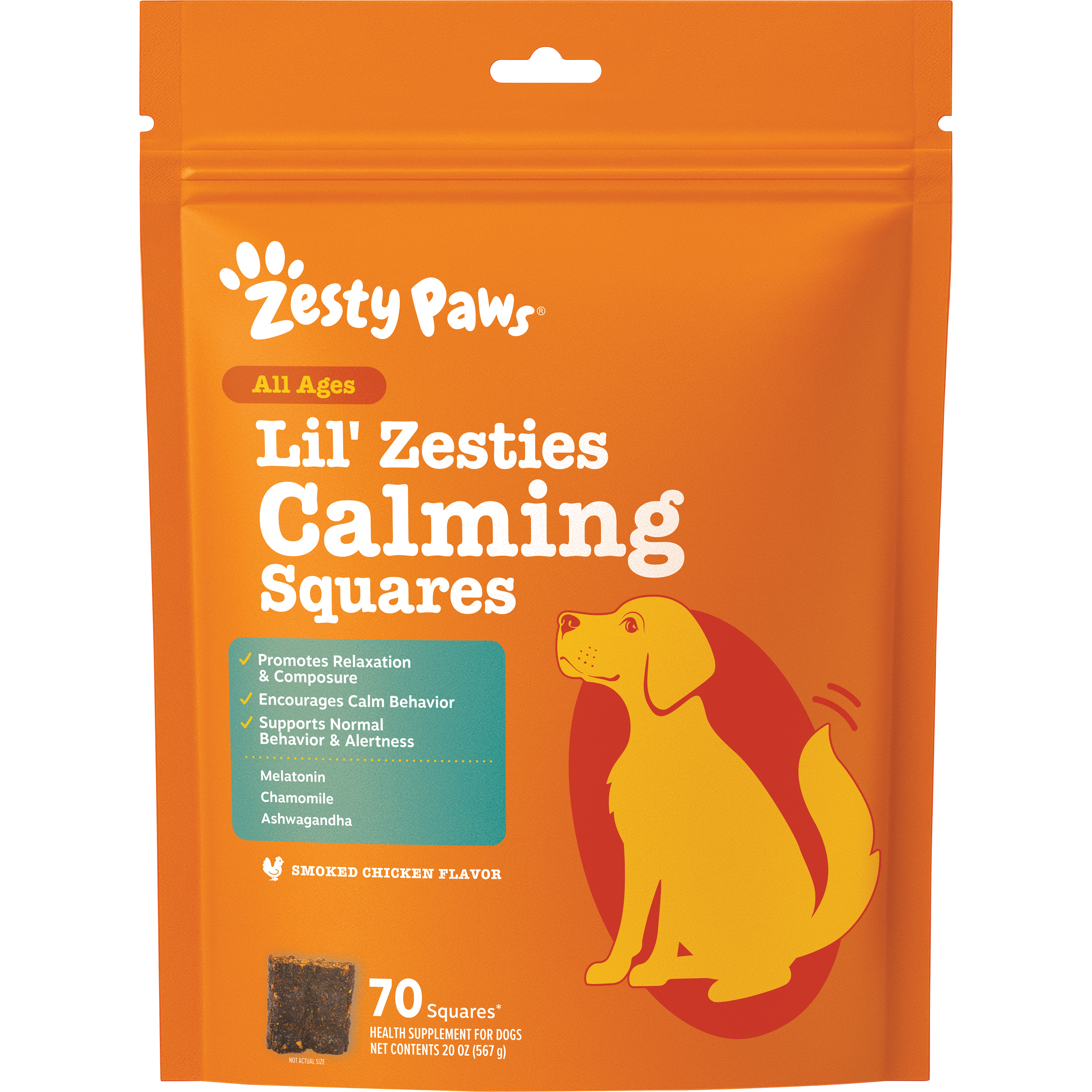 Lil' Zesties™ Calming Squares™ for Dogs