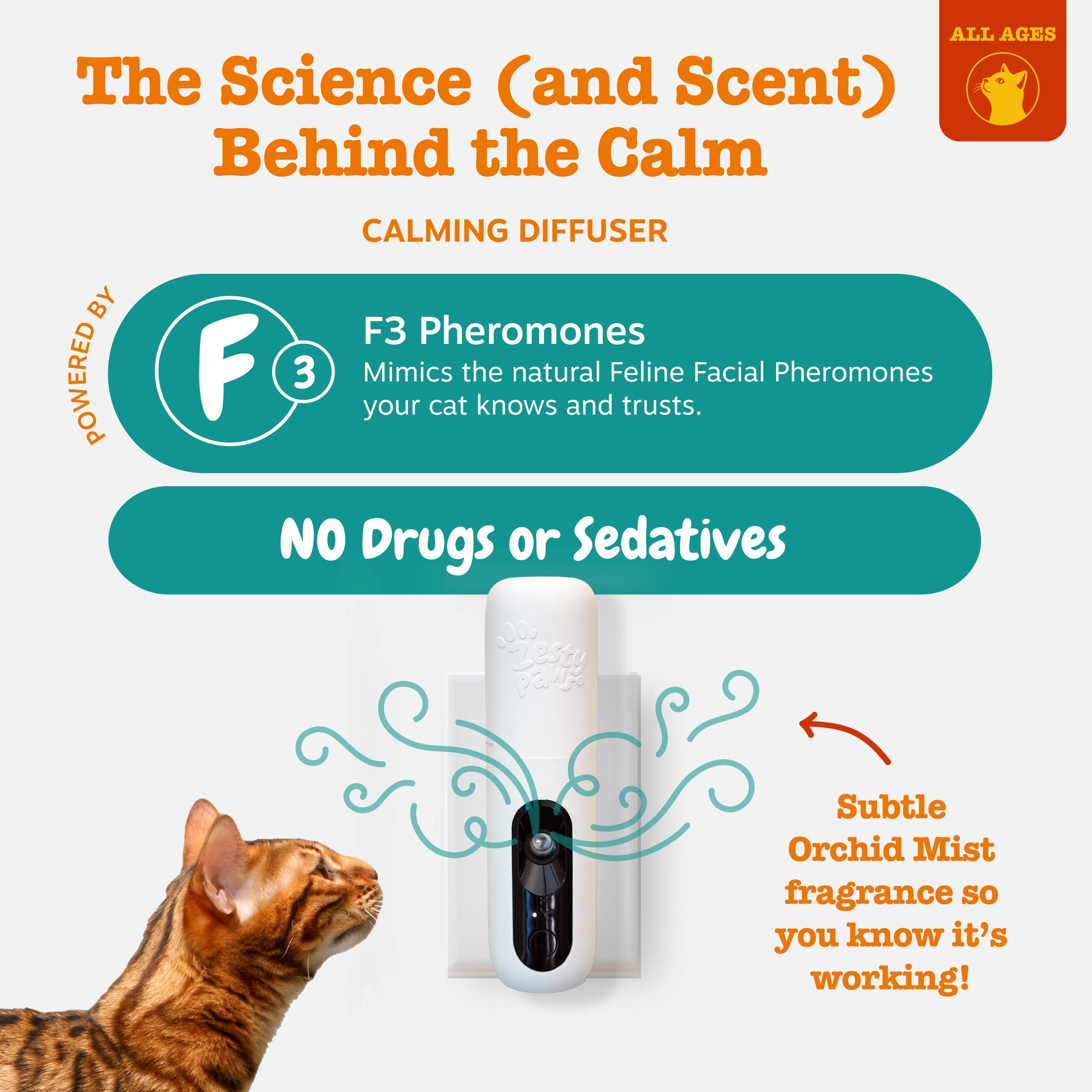 Diffuser Starter Kit + Calming Mousse | Bundle for Cats