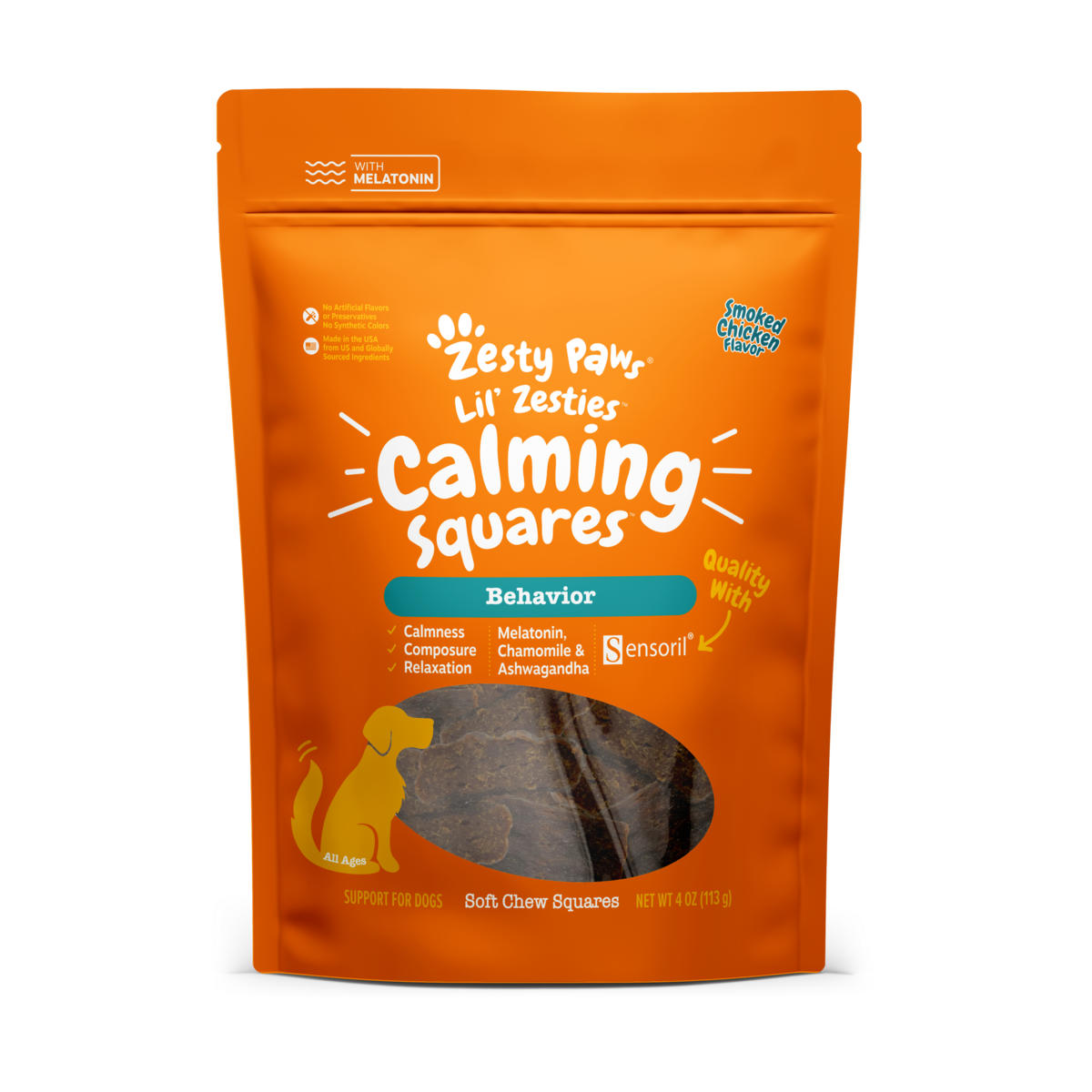 Lil' Zesties™ Calming Squares™ for Dogs