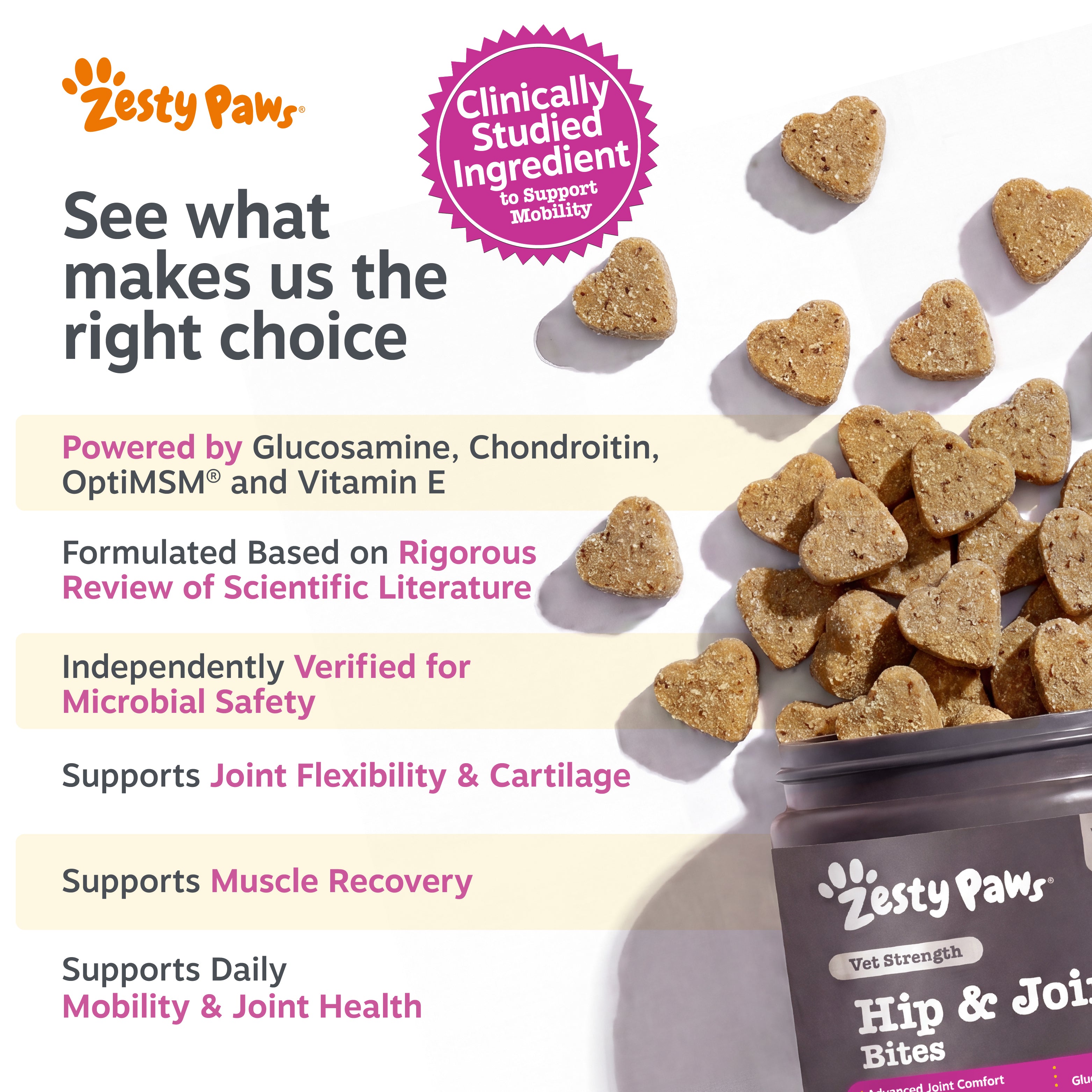 Vet Strength Hip & Joint Bites for Dogs
