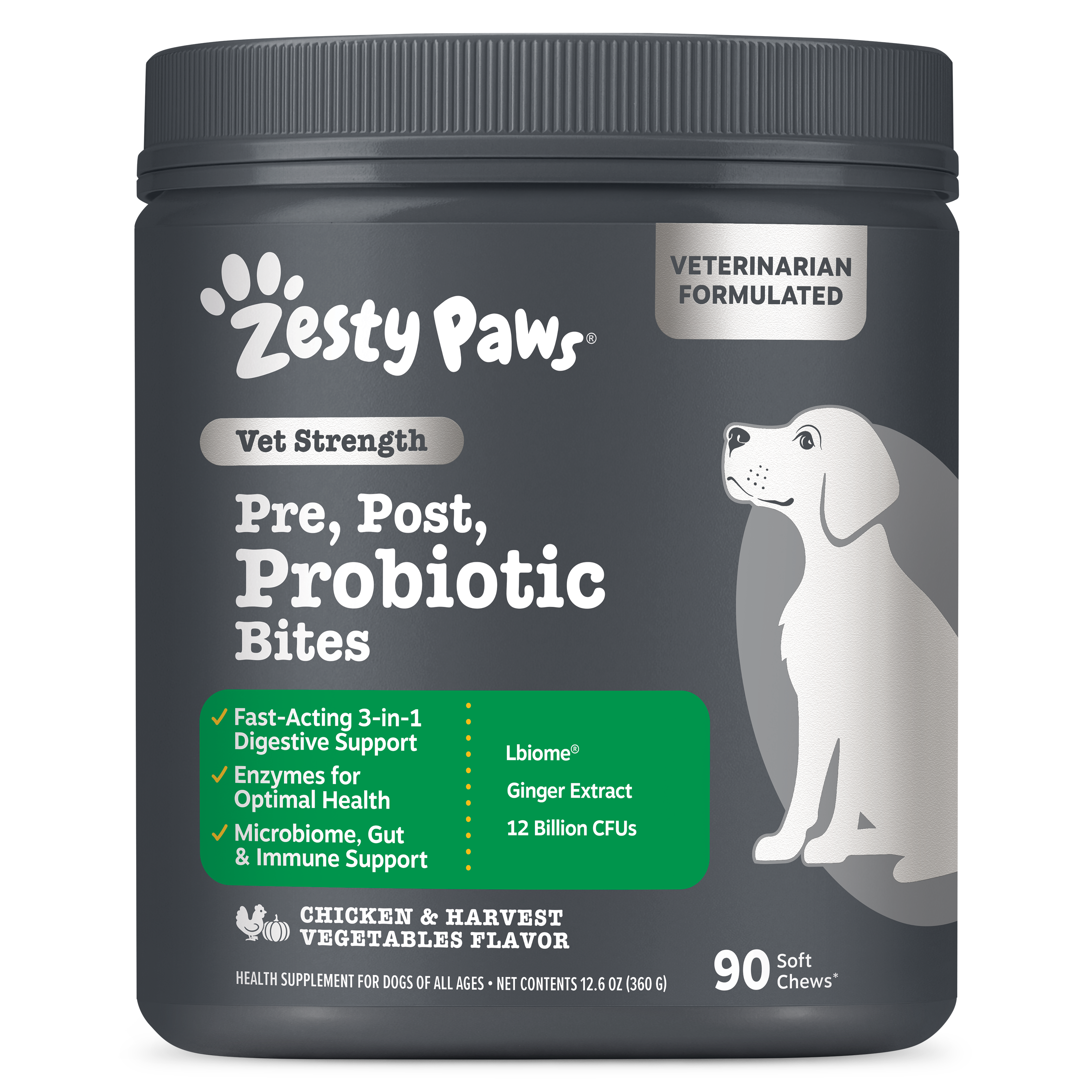 Vet Strength Pre, Post & Probiotic Bites for Dogs