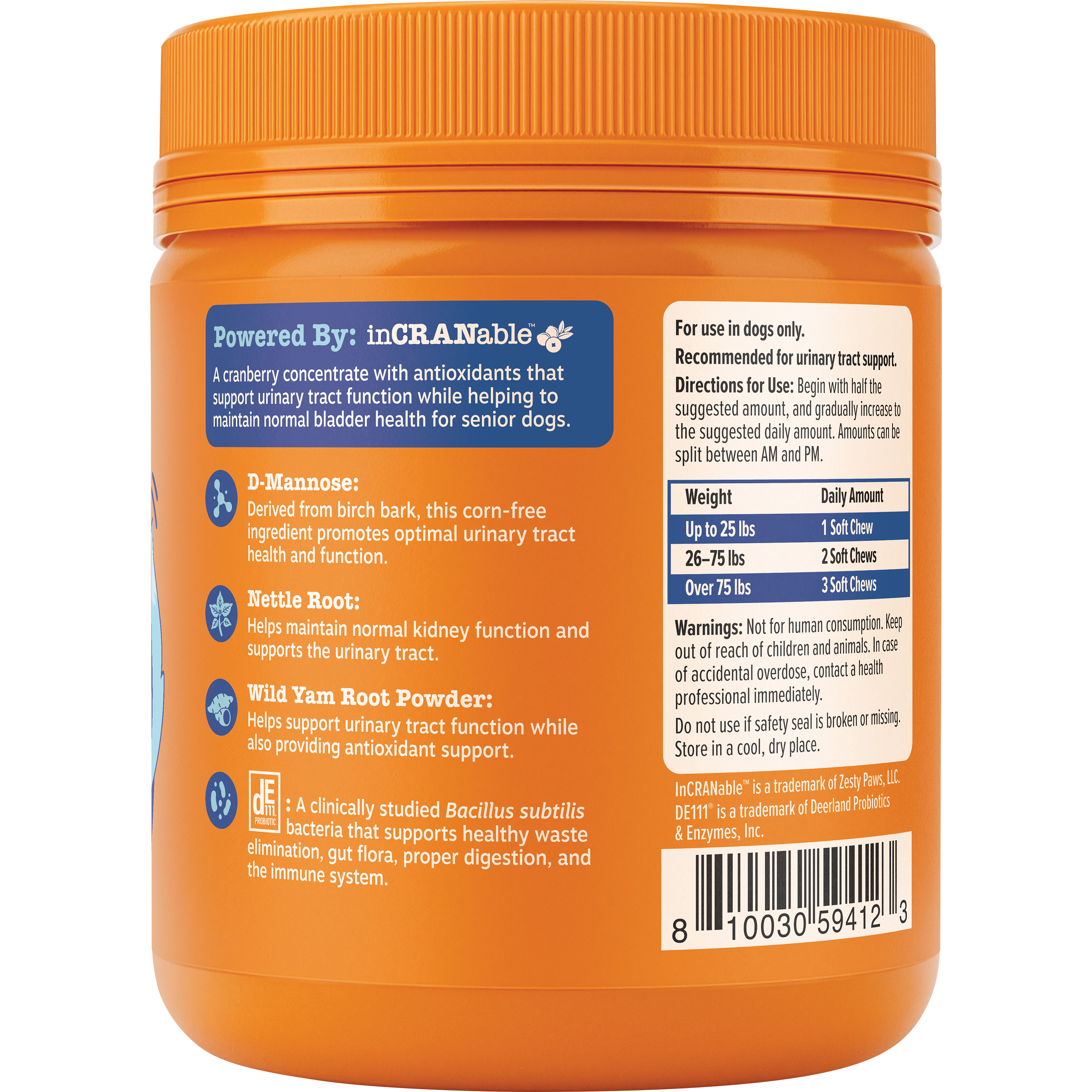 Senior Advanced Urinary Tract Bites for Dogs