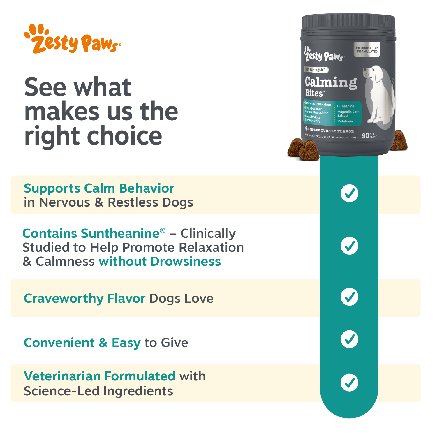Vet Strength Calming Bites for Dogs