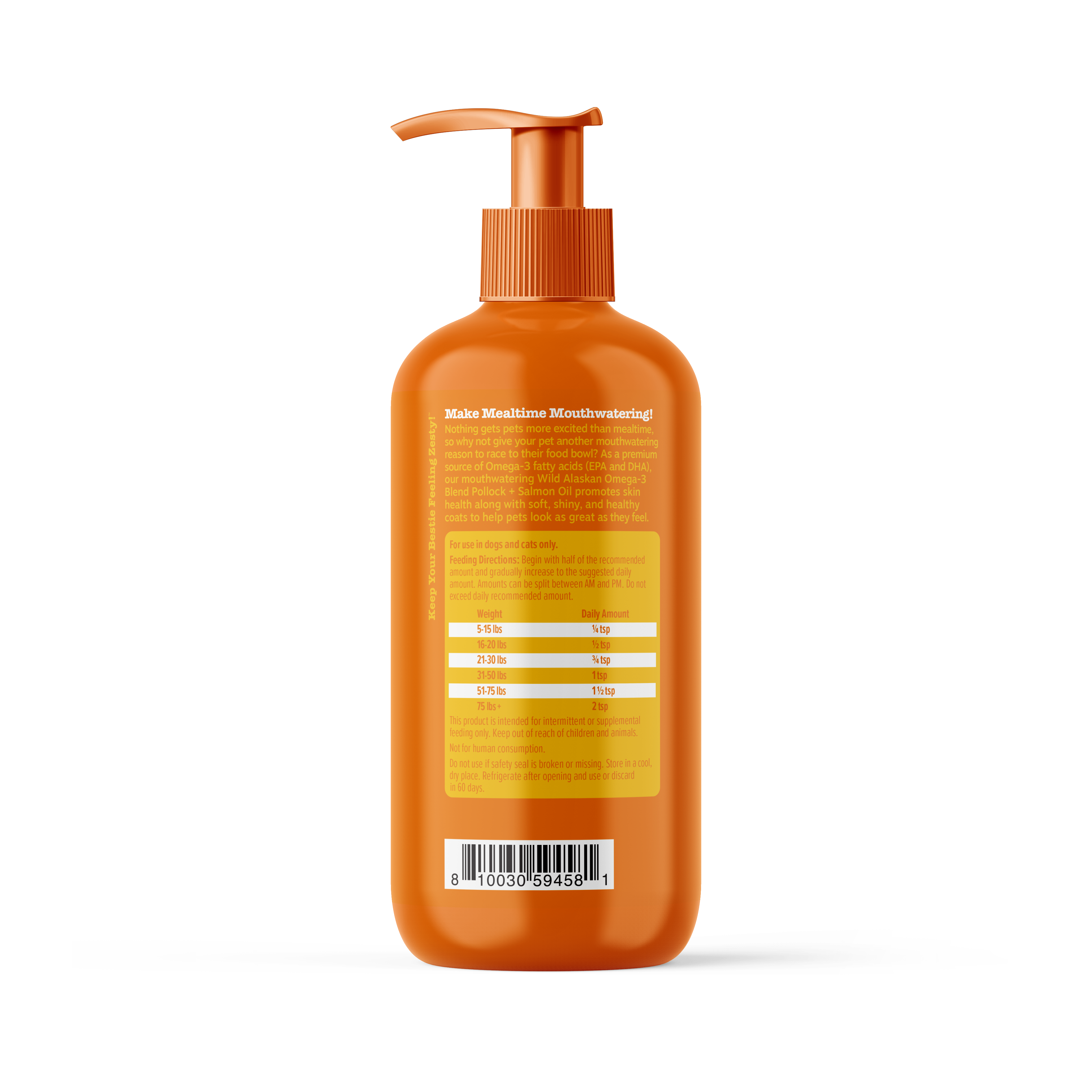 Wild Alaskan Omega-3 Blend Salmon Oil for Dogs & Cats