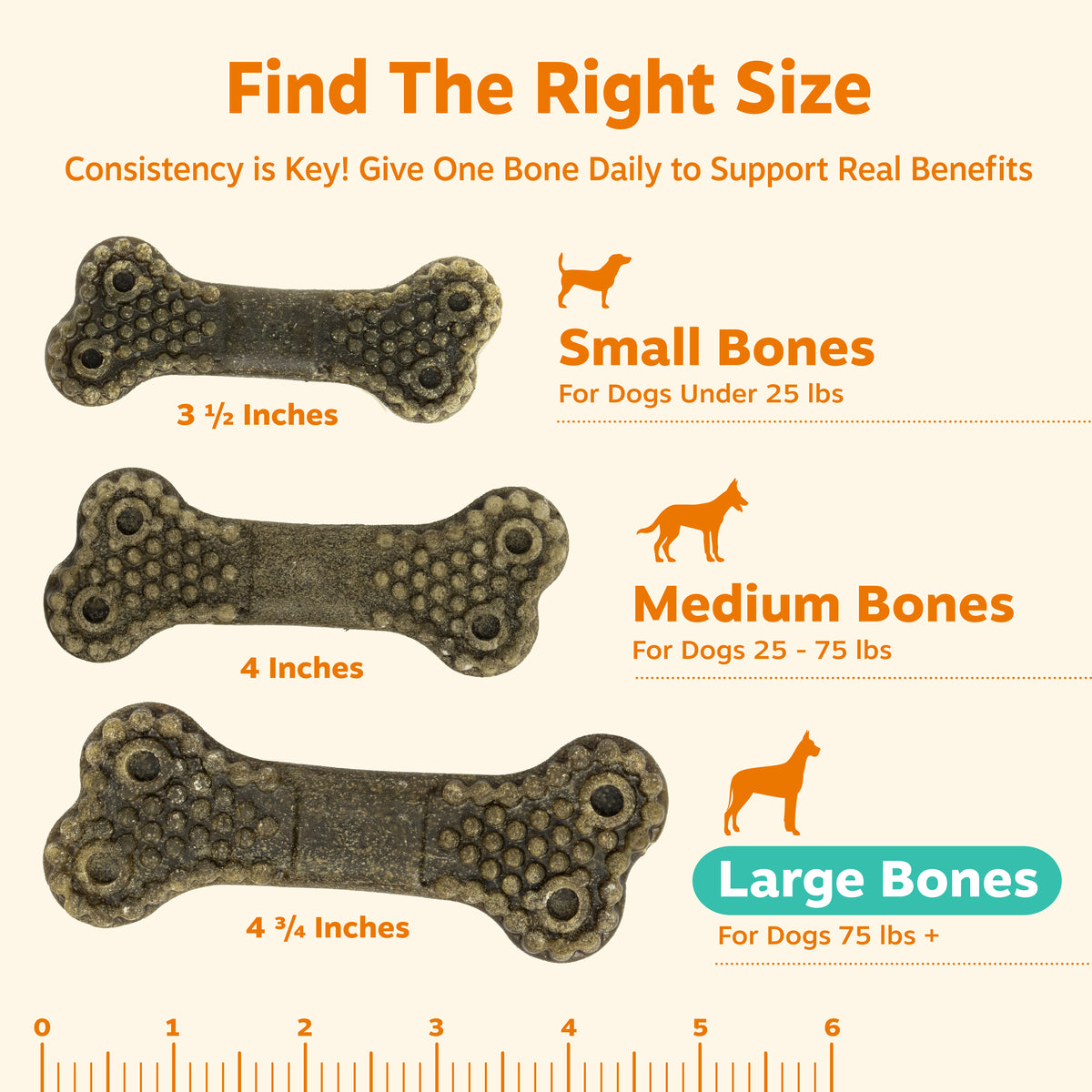 Dental Bones 2.0 for Large Sized Dogs