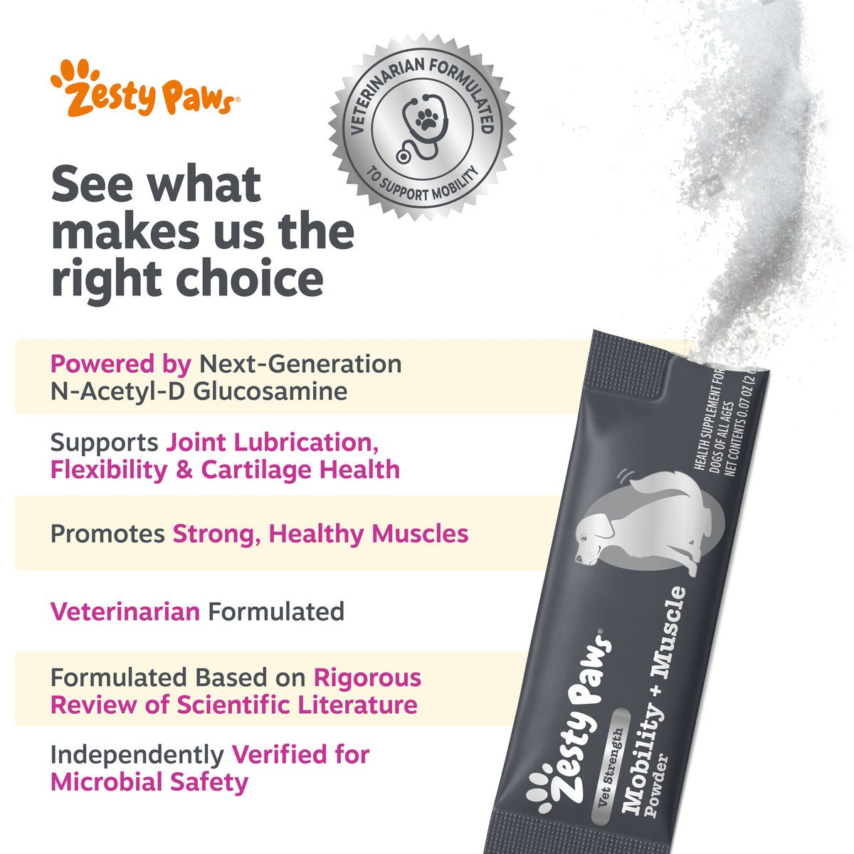 Vet Strength Mobility + Muscle Powder for Dogs