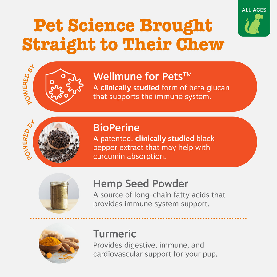 Hemp Elements™ Allergy & Immune Bites for Dogs
