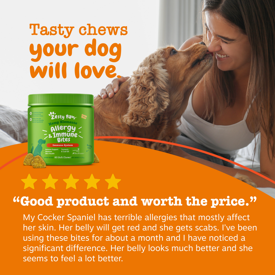 Hemp Elements™ Allergy & Immune Bites for Dogs