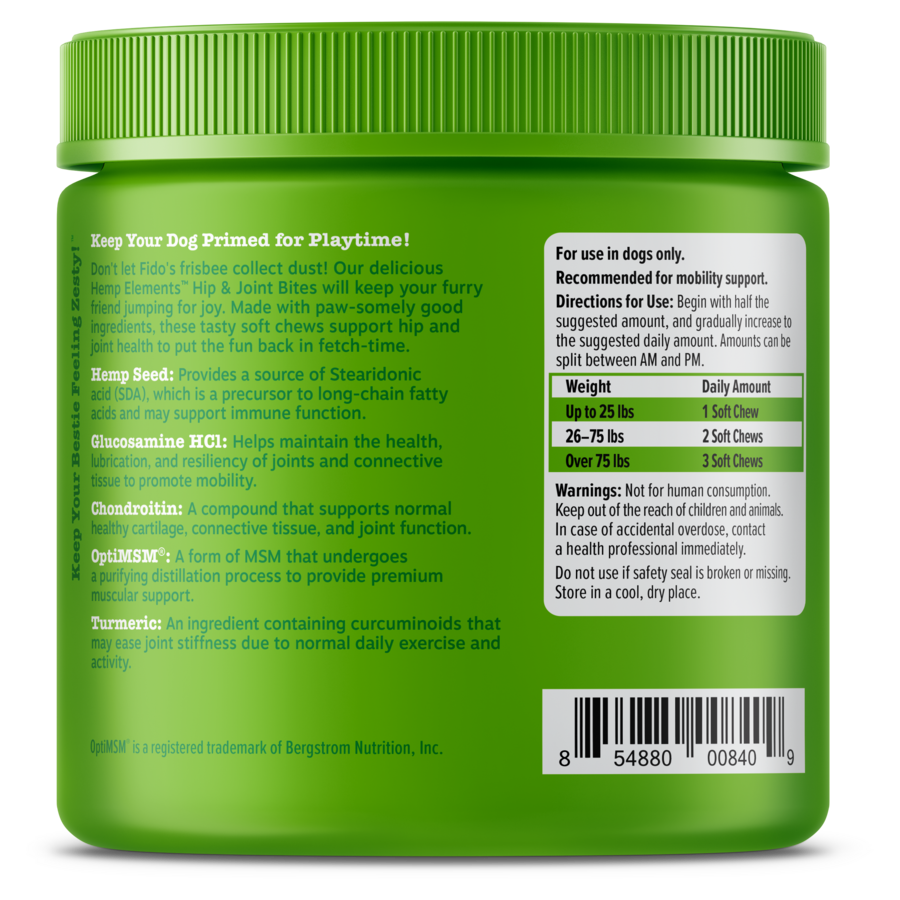 Hemp Elements™ Mobility Bites™ for Dogs