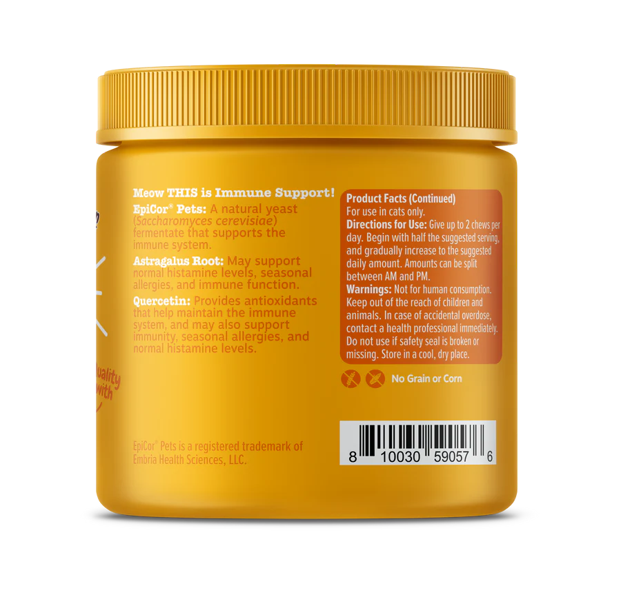 Cat Aller Immune Bites + Hairball Bites Bundle