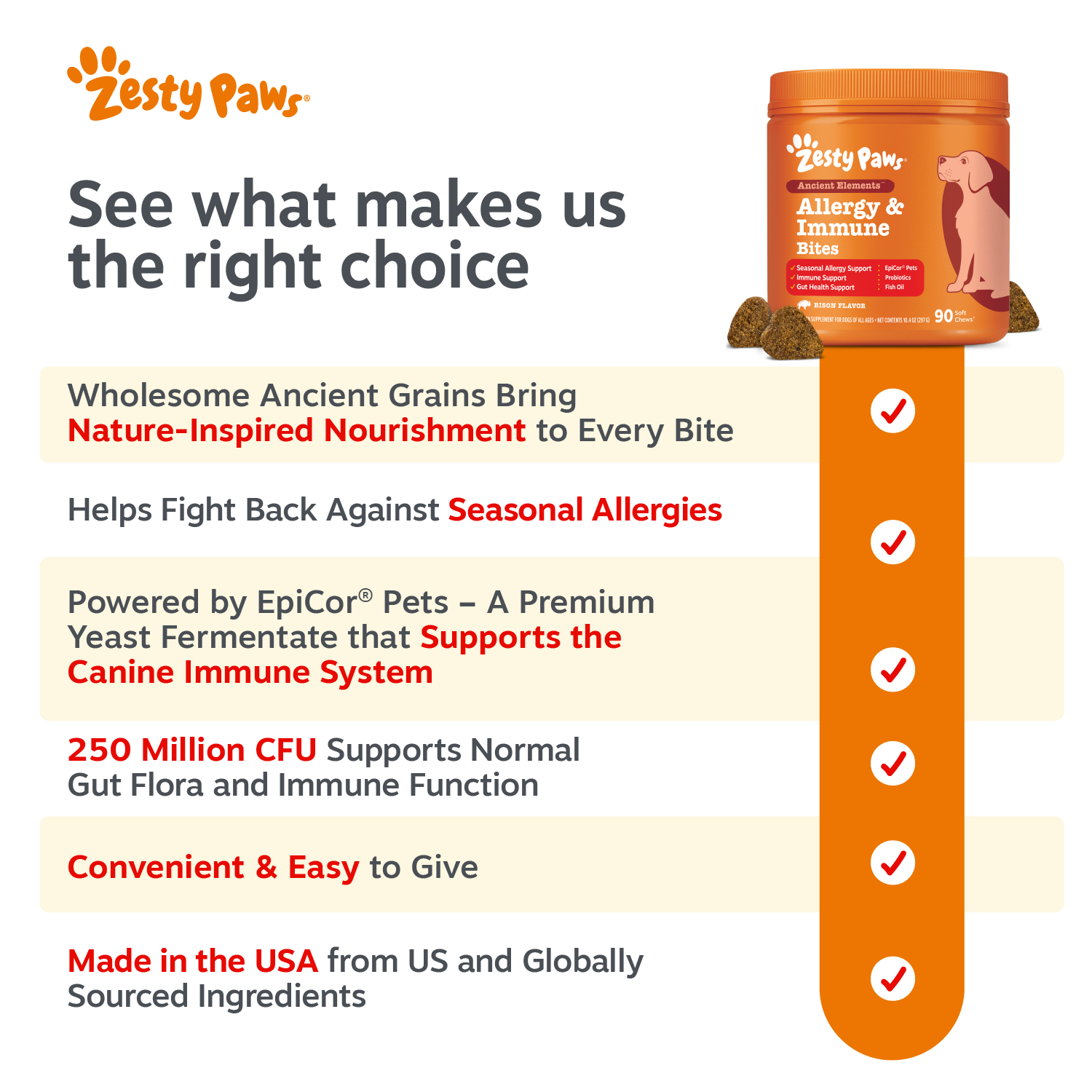 Ancient Elements™ Aller-Immune Bites™ for Dogs