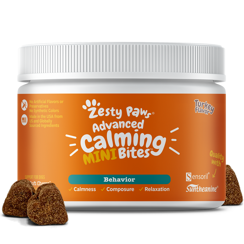 Advanced Calming Mini Bites™ for Small Dogs with Melatonin, Composure & Relaxation for Everyday Stress & Separation, Functional Dog Supplement