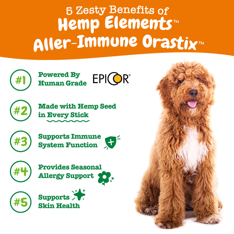 Hemp Elements™ Allergy Immune OraStix™ for Dogs