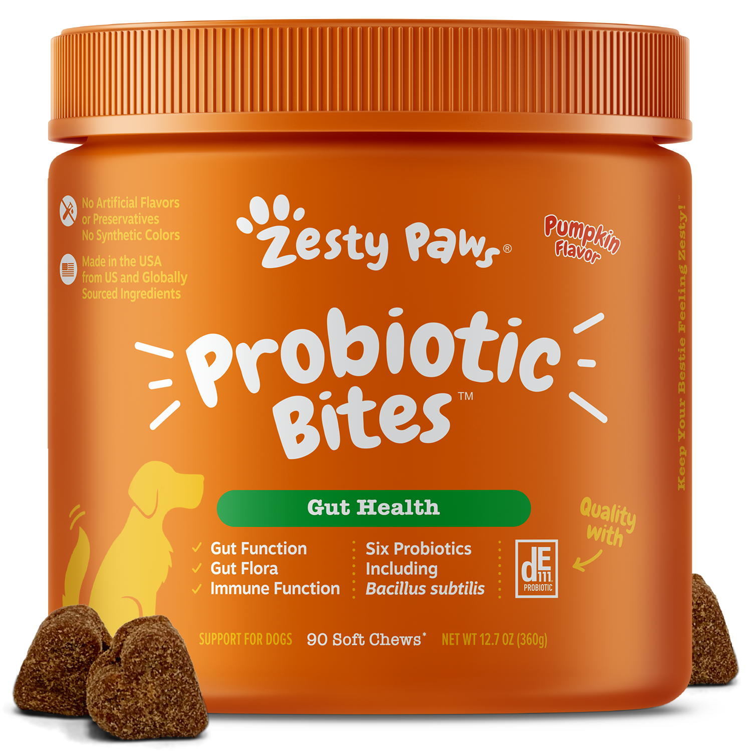 Probiotic capsules fashion for dogs