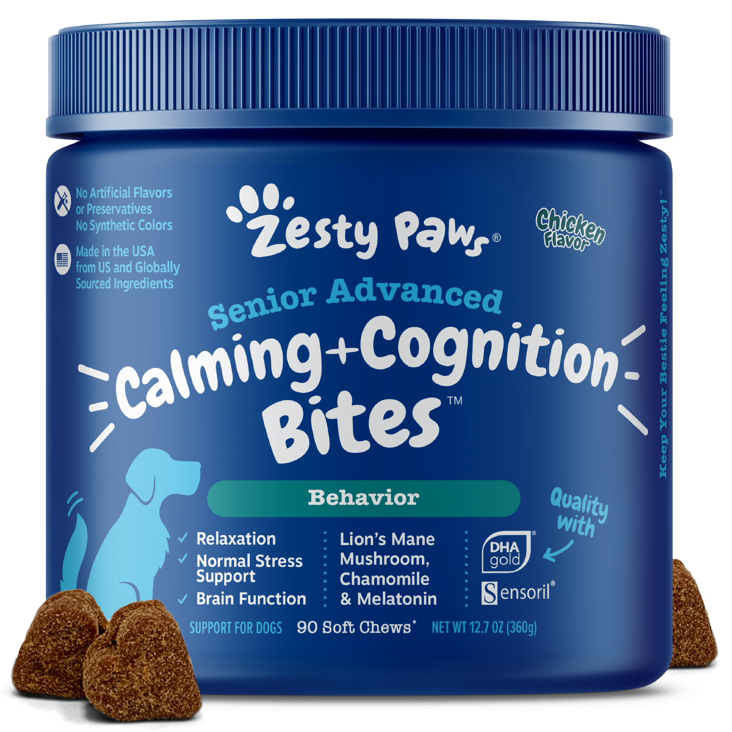 Calming & Cognition Bites™ for Senior Dogs