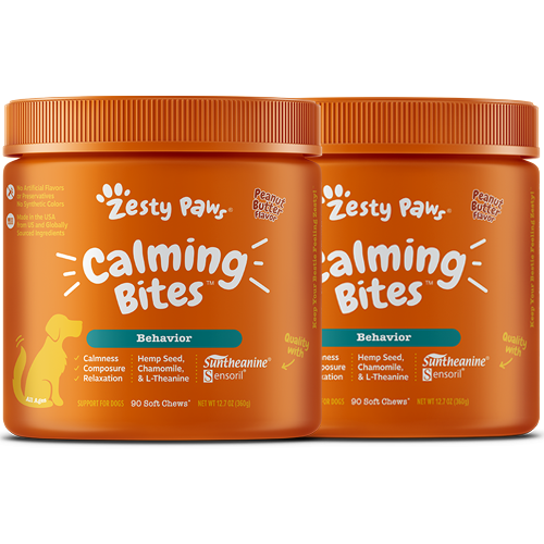 Calming Bites™ Soft Chews for Dogs with Suntheanine