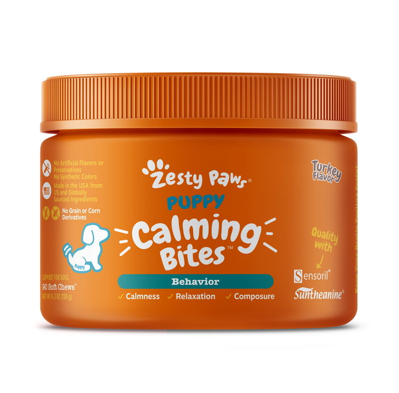 Puppy Calming Bites™, Composure & Relaxation for Everyday Stress, Separation & Hyperactivity