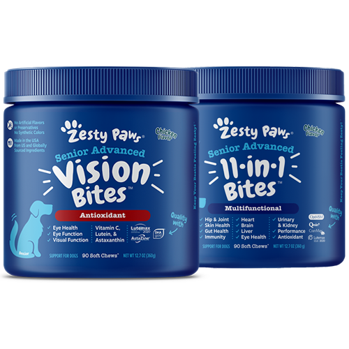 Everyday Health Bundle 11-in-1 Bites + Vision Bites™  for Senior Dogs