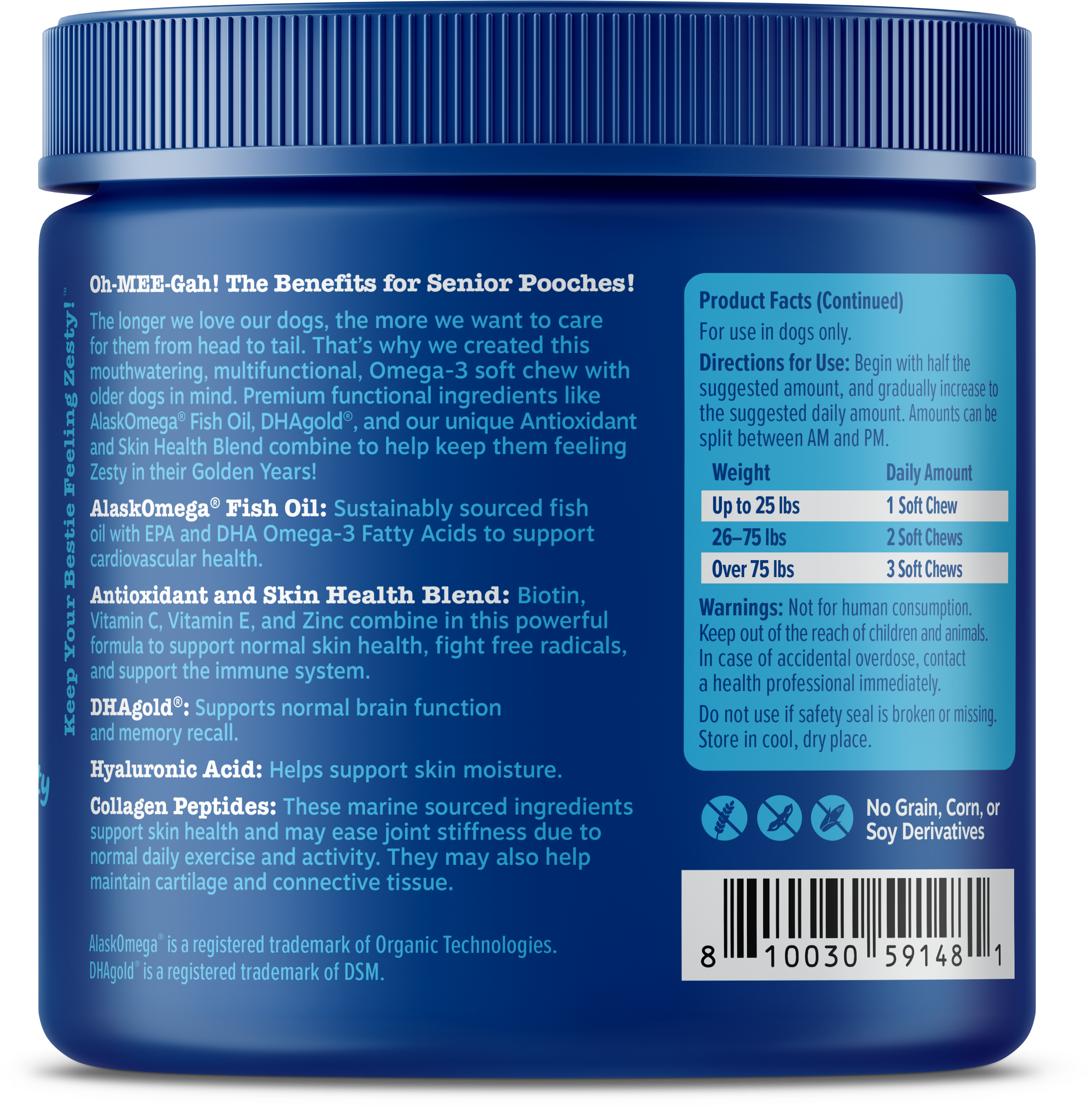 Senior Advanced Omega Bites™ for Senior Dogs