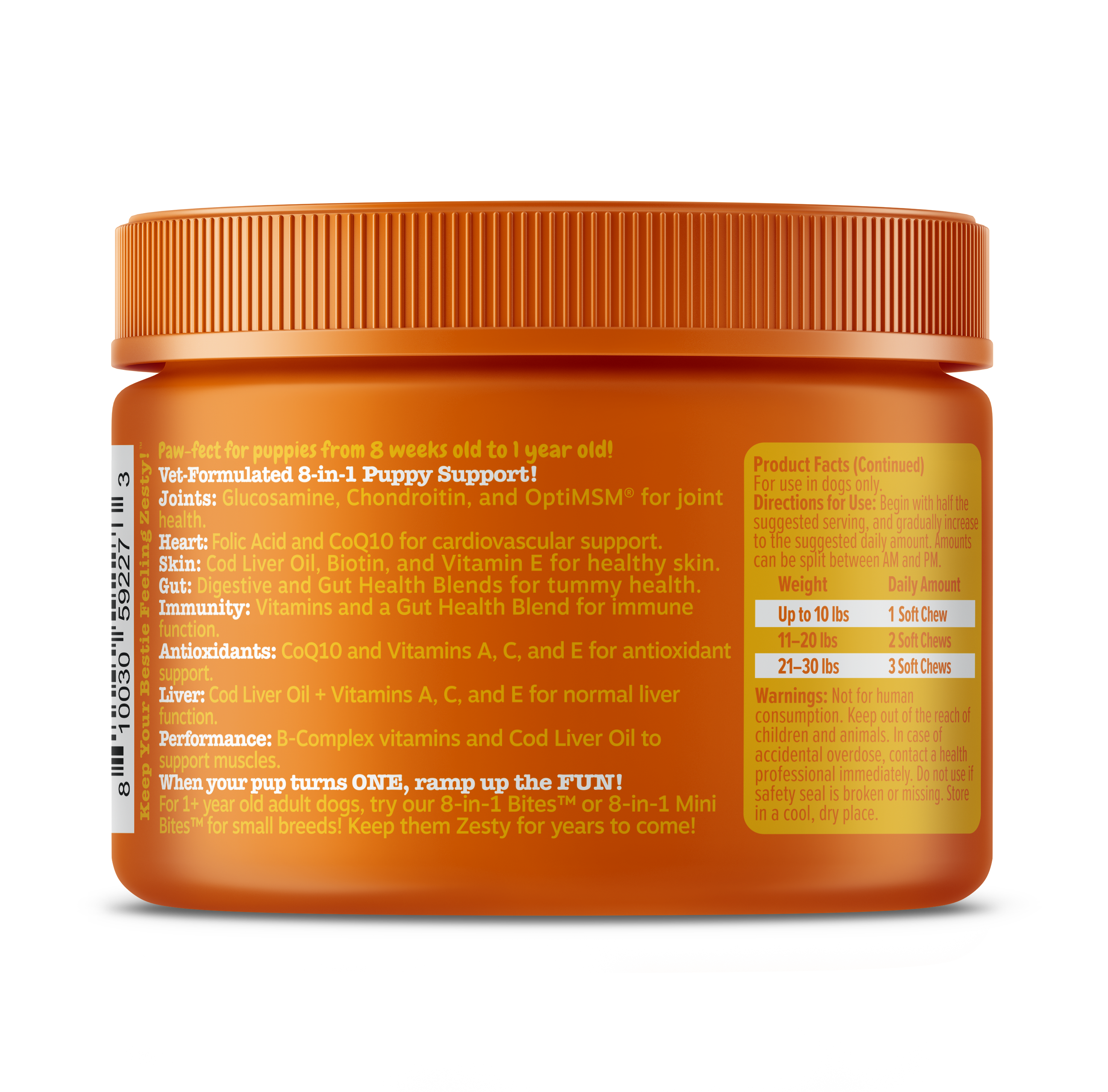 Puppy 8-in-1 Multivitamin Bites