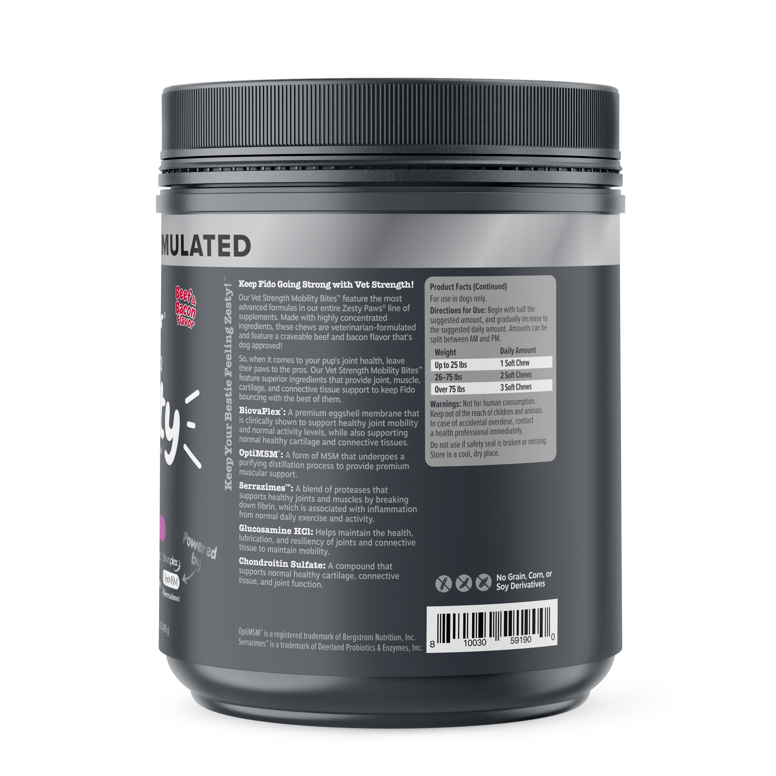 Vet Strength Hip & Joint Mobility Bites for Dogs - Supreme Hip & Joint Support