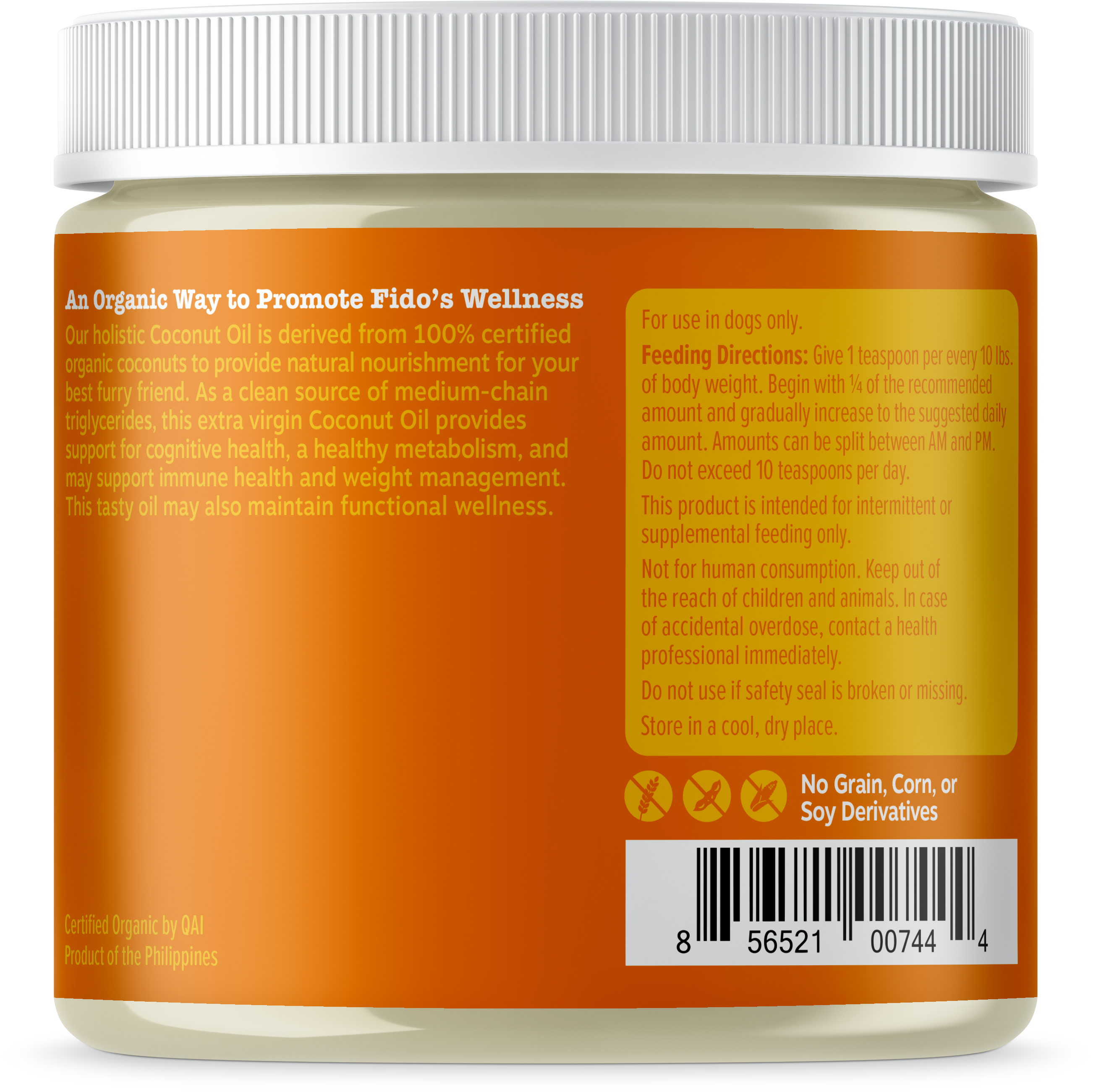 Organic Coconut Oil for Dogs