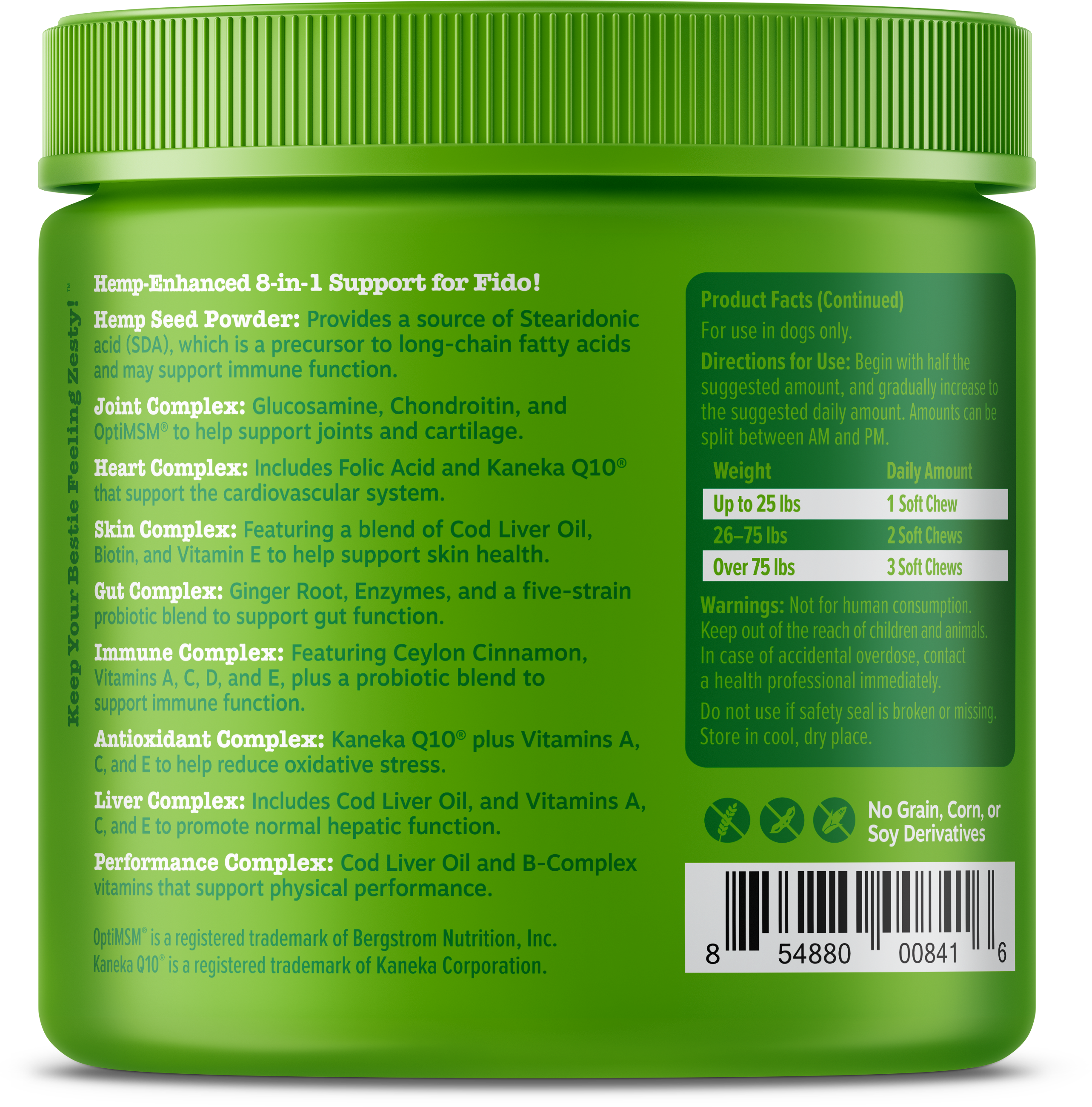 Hemp Elements™ 8-in-1 Multifunctional Bites™ for Dogs