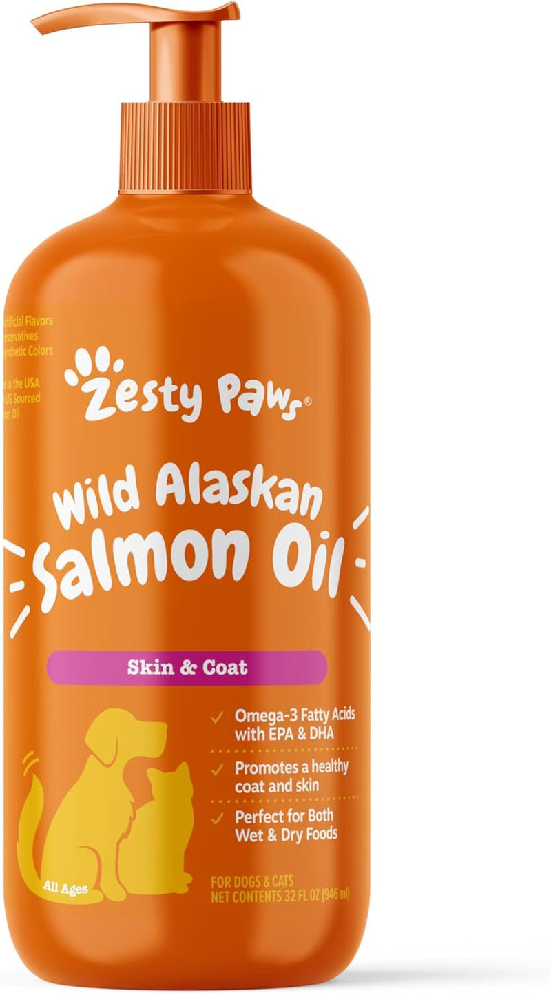 Wild Alaskan Salmon Oil 32oz with Pump