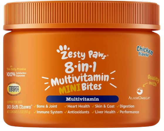 8-in-1 Multivitamin Mini Bites for Small Dogs