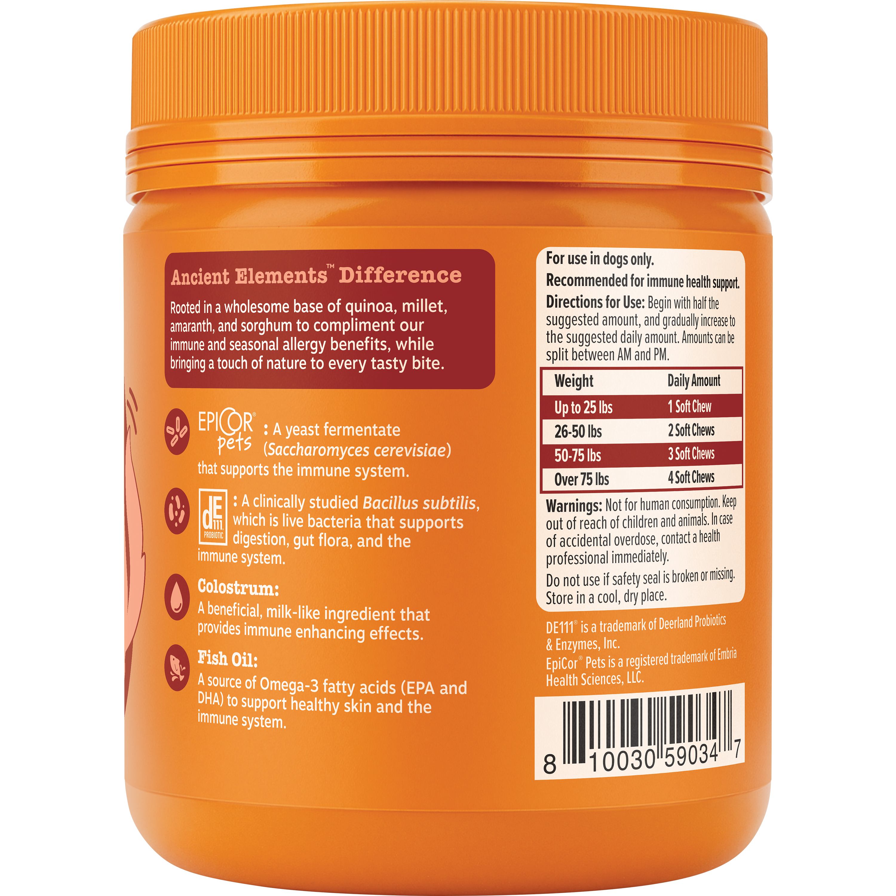 Ancient Elements™ Aller-Immune Bites™ for Dogs