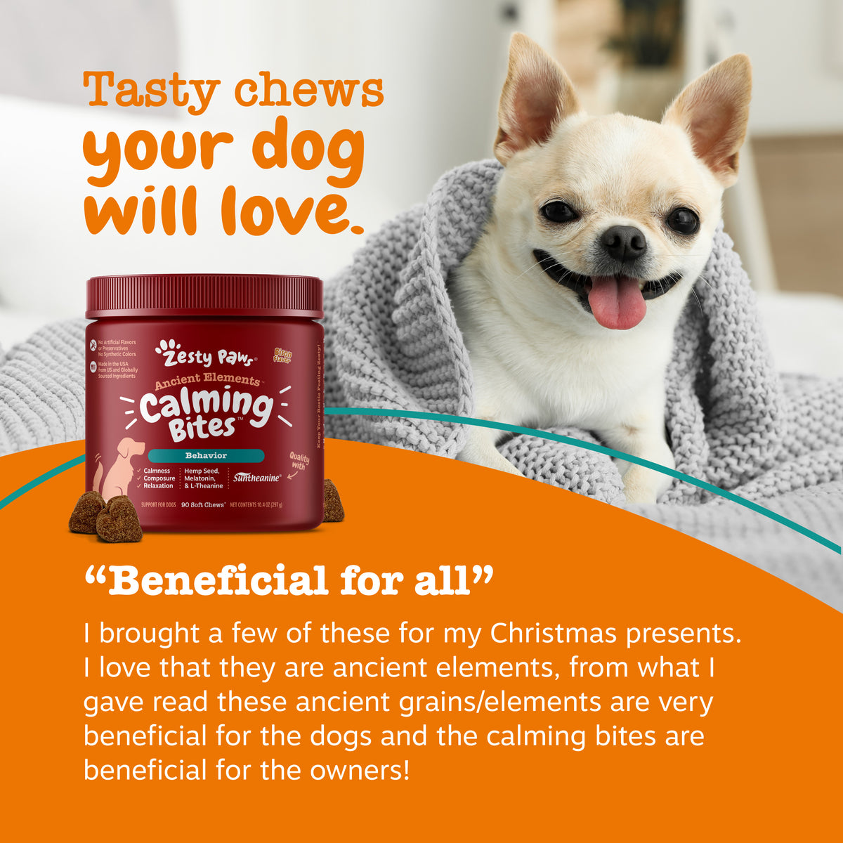 Ancient Elements™ Calming Bites™ for Dogs