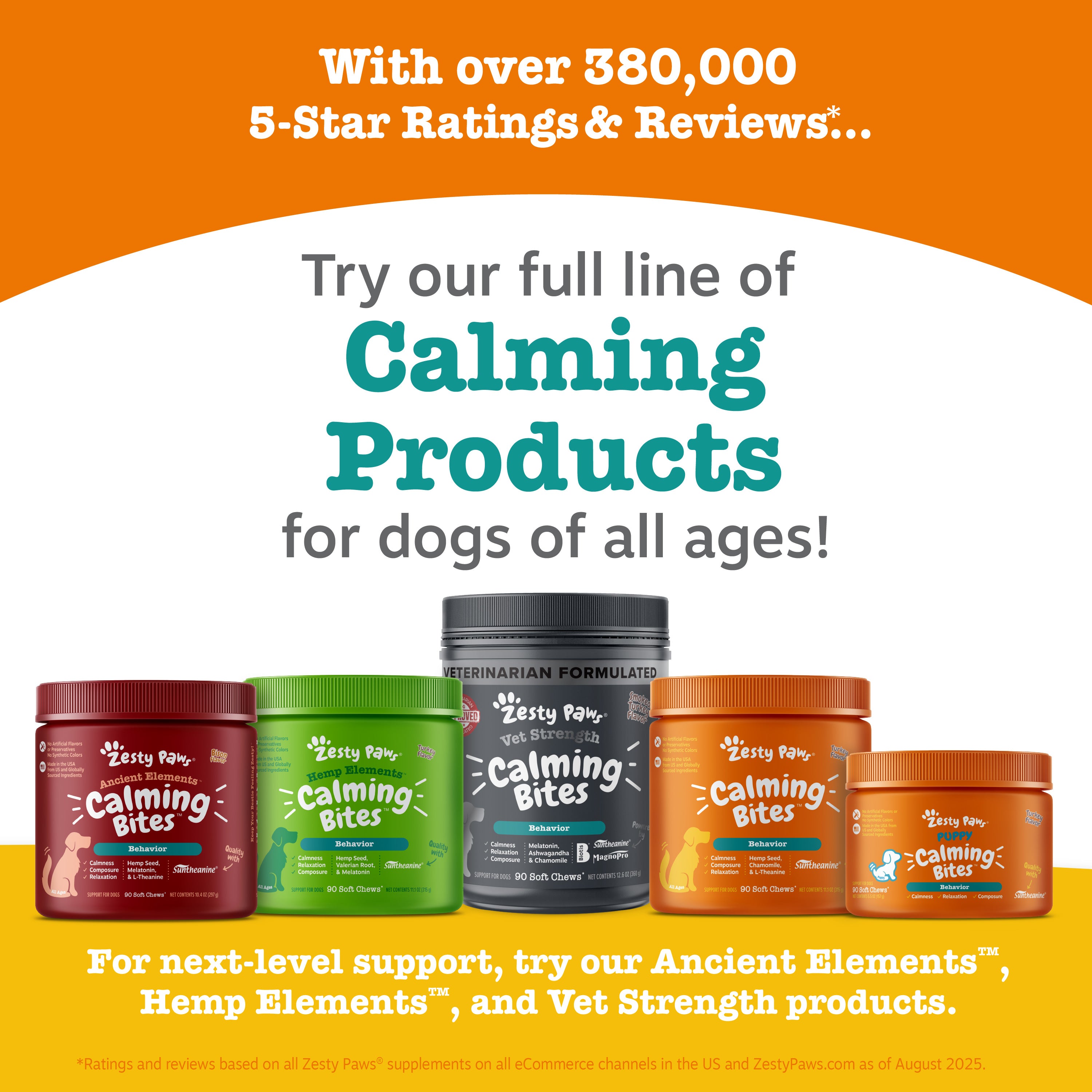 APROTIE Zero egcg comfort 3本セット Advanced Cognition Bites™ For Dogs | Zesty Paws