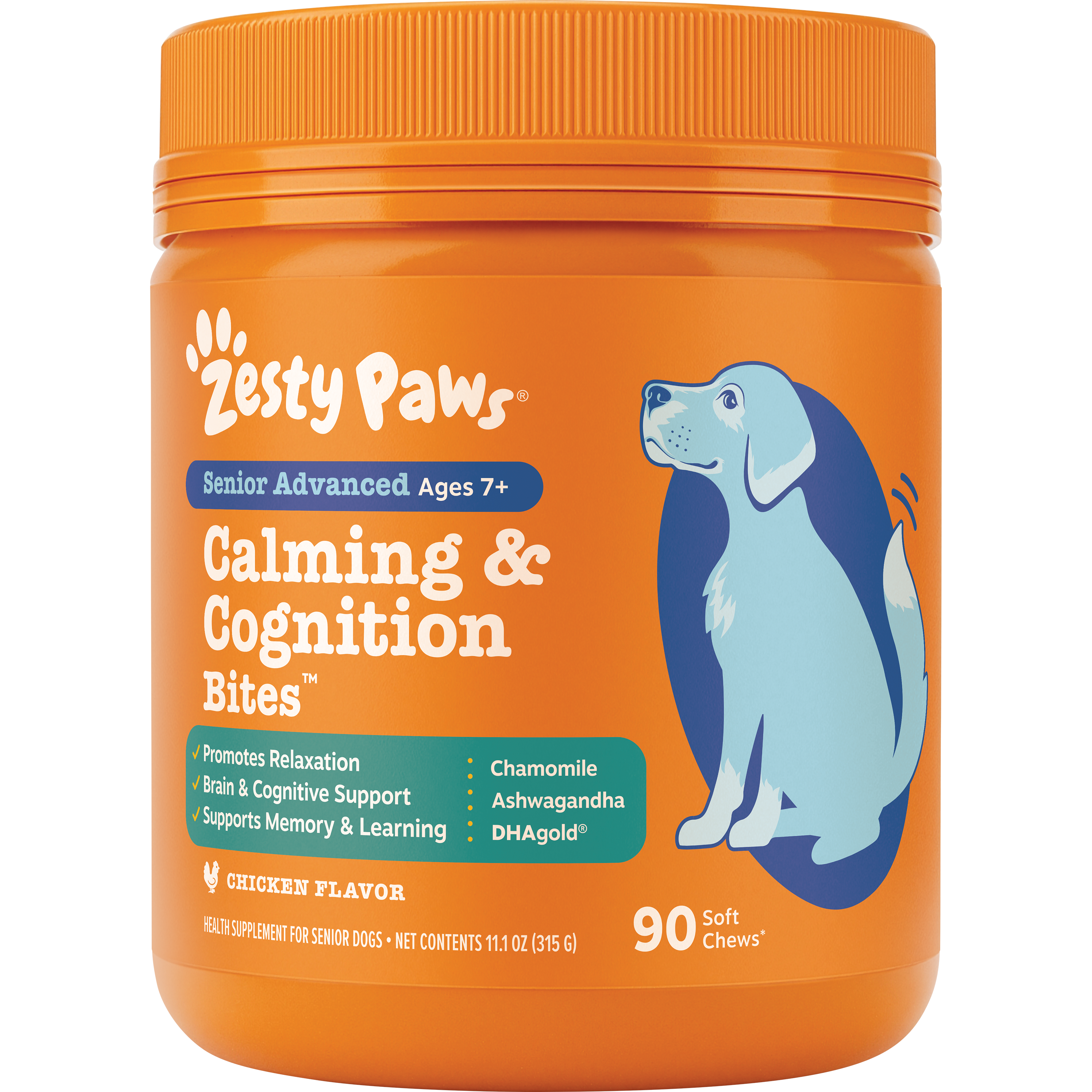 Senior Advanced Calming & Cognition Bites™ for Dogs