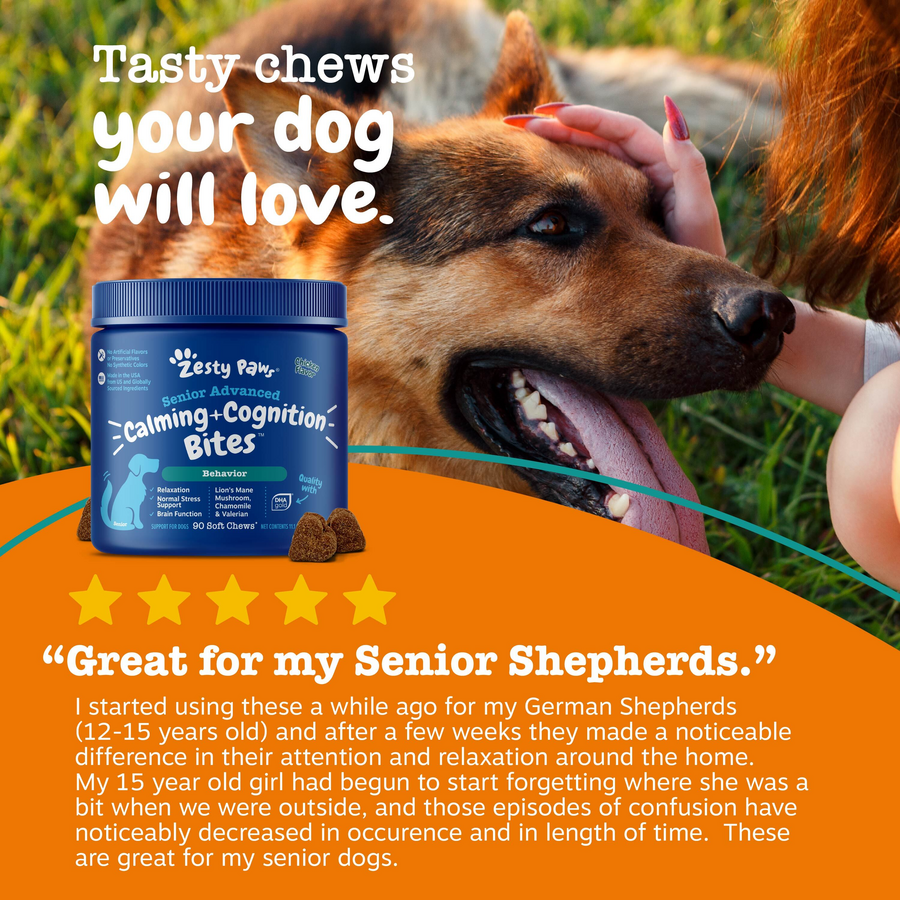 Calming & Cognition Bites™ for Senior Dogs