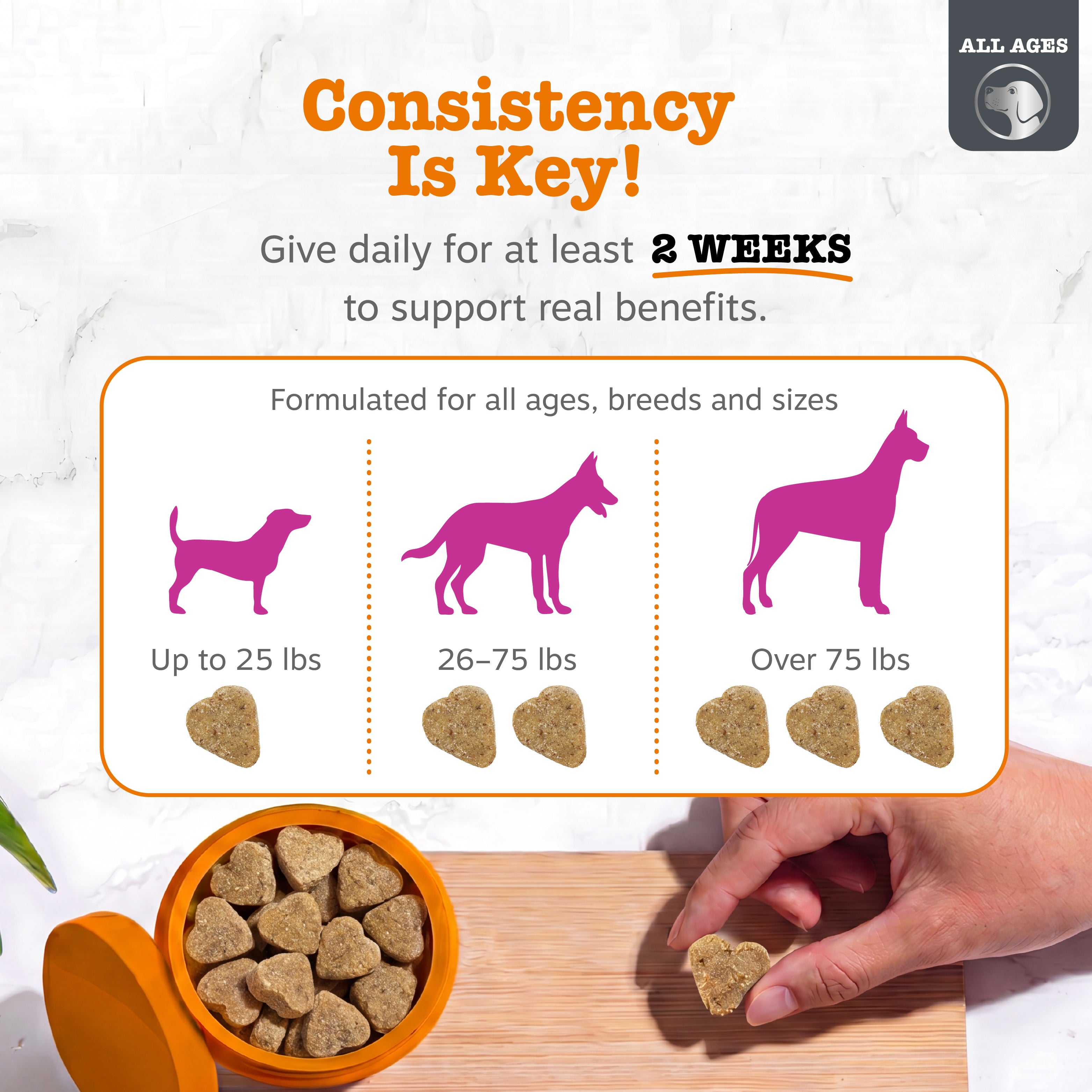 Vet Strength Hip & Joint Bites for Dogs