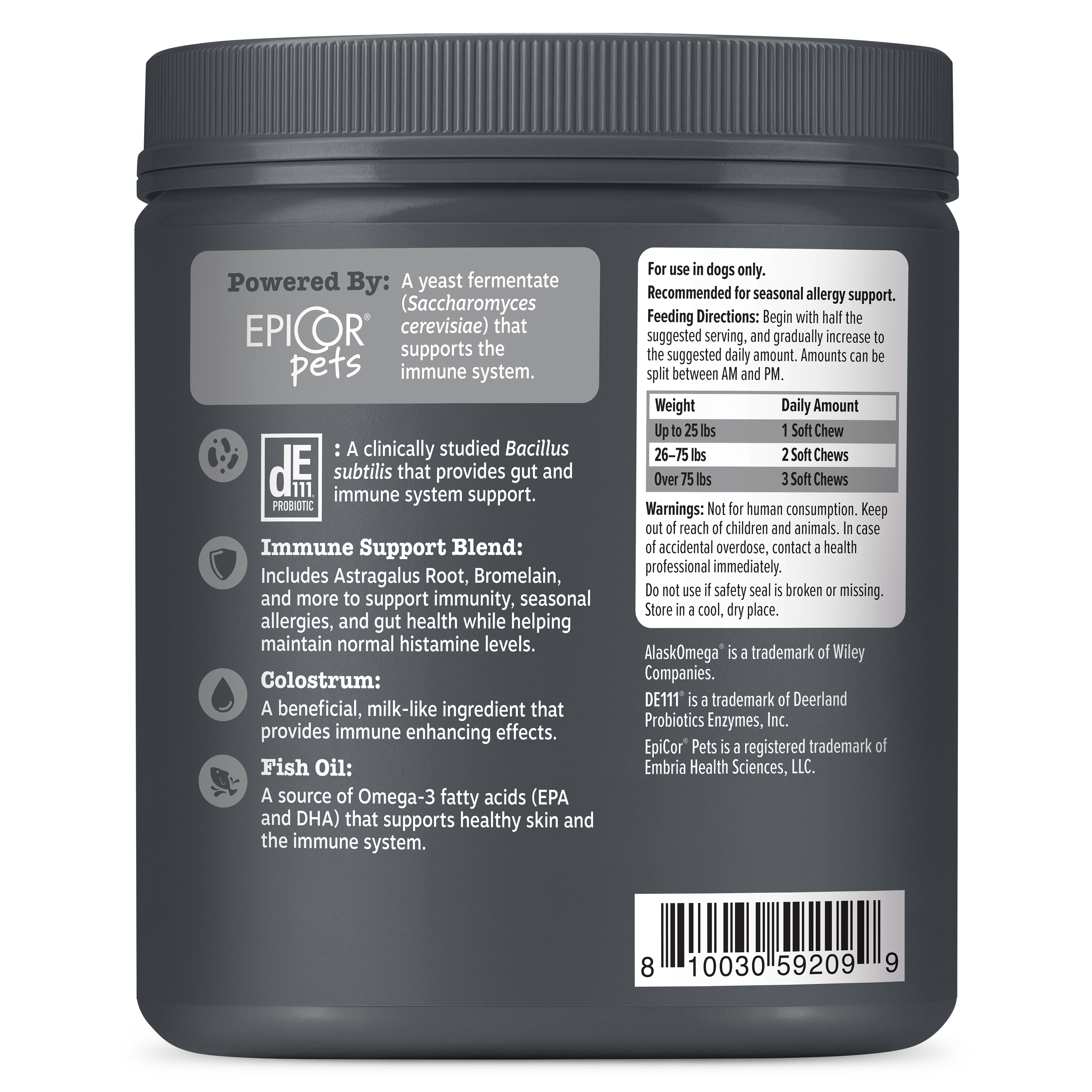 Vet Strength Allergy & Immune Bites for Dogs