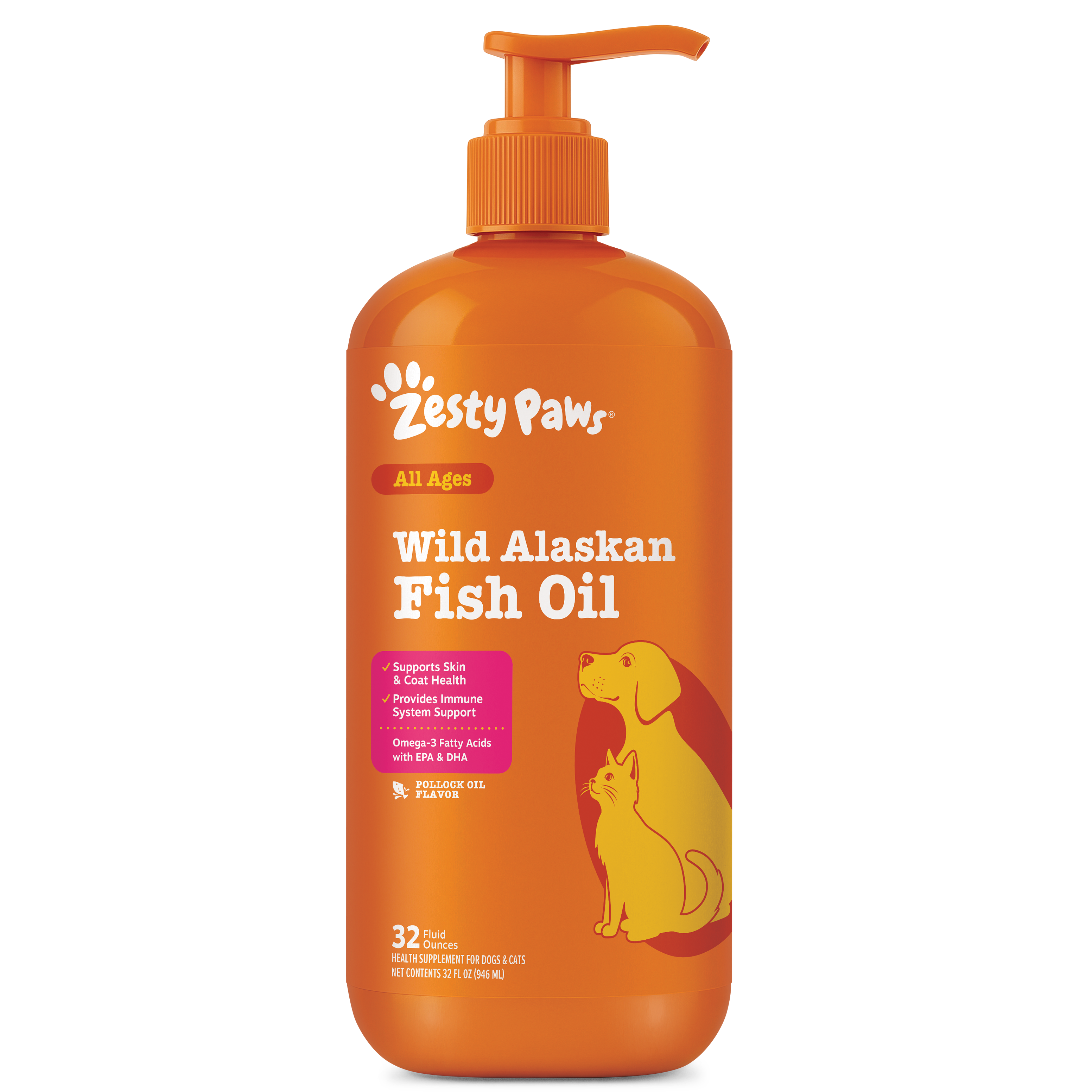 Wild Alaskan Fish Oil for Dogs & Cats
