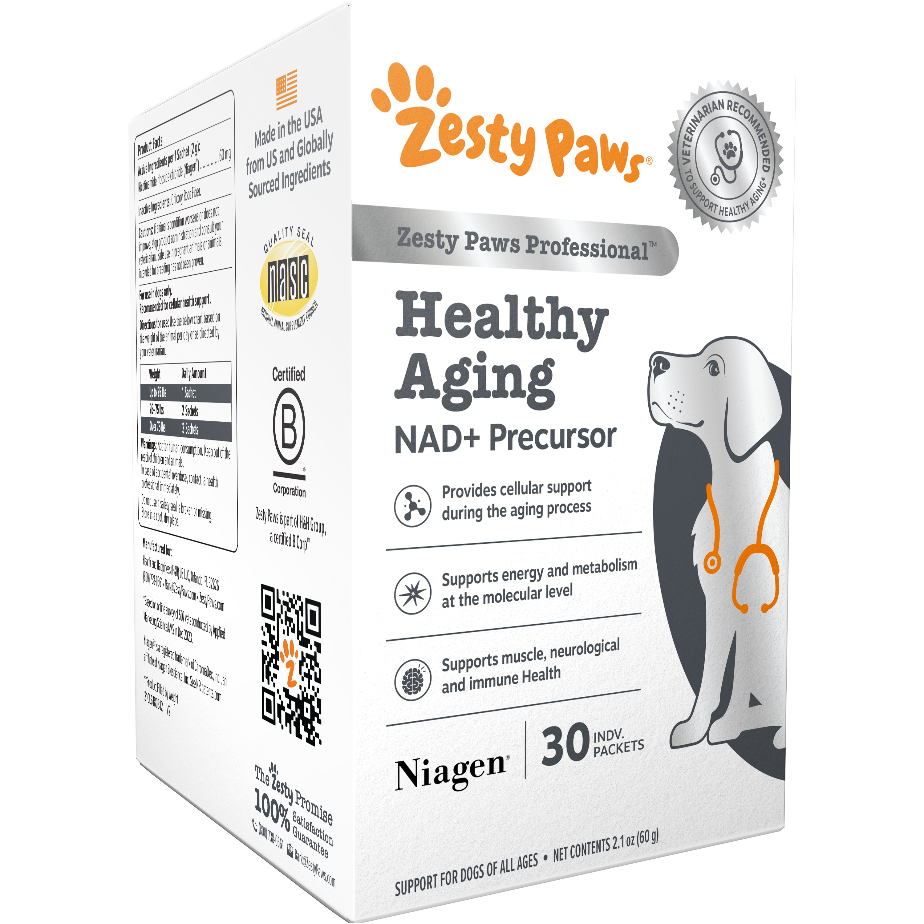 Healthy Aging NAD+ Precursor Powder for Dogs