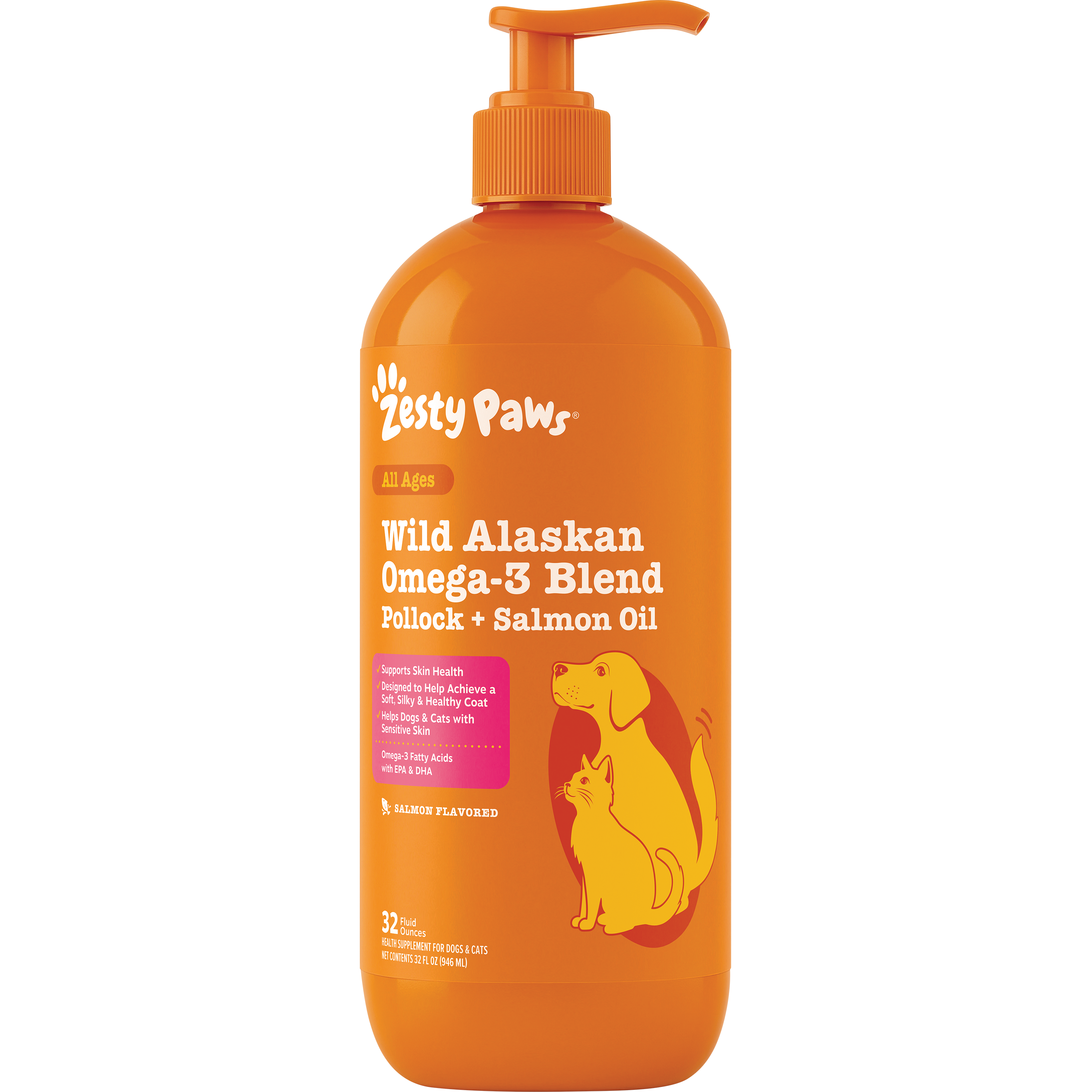 Wild Alaskan Omega-3 Blend Pollock + Salmon Oil
