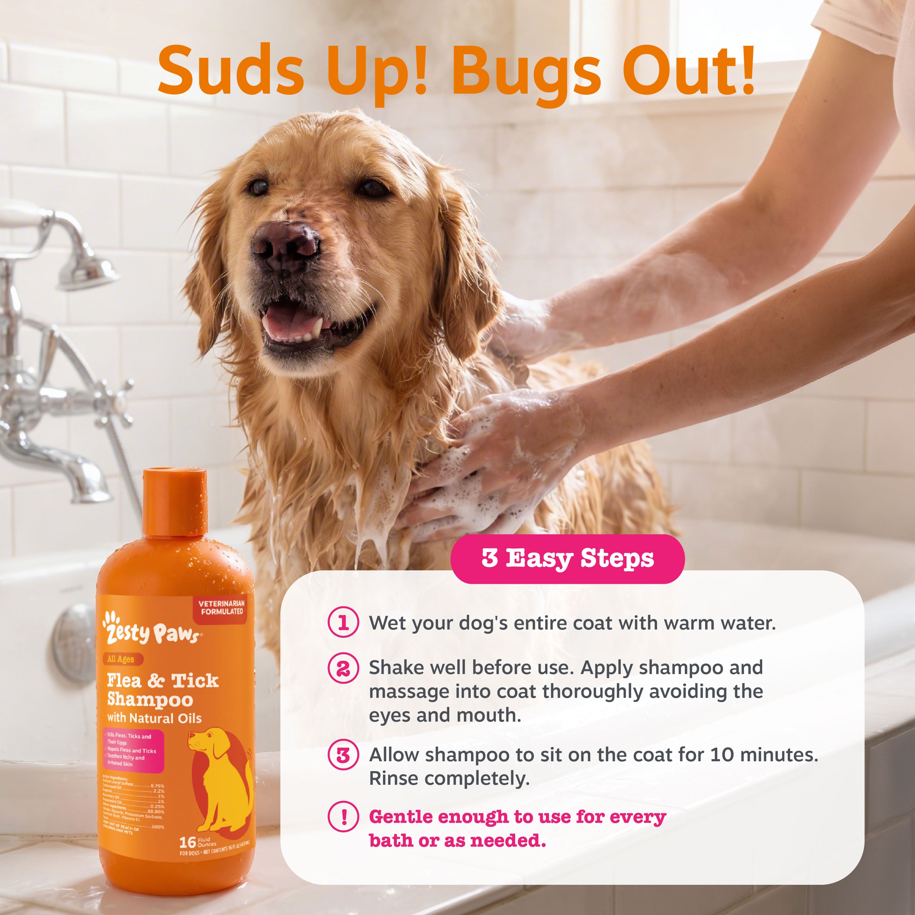 Flea & Tick Shampoo for Dogs