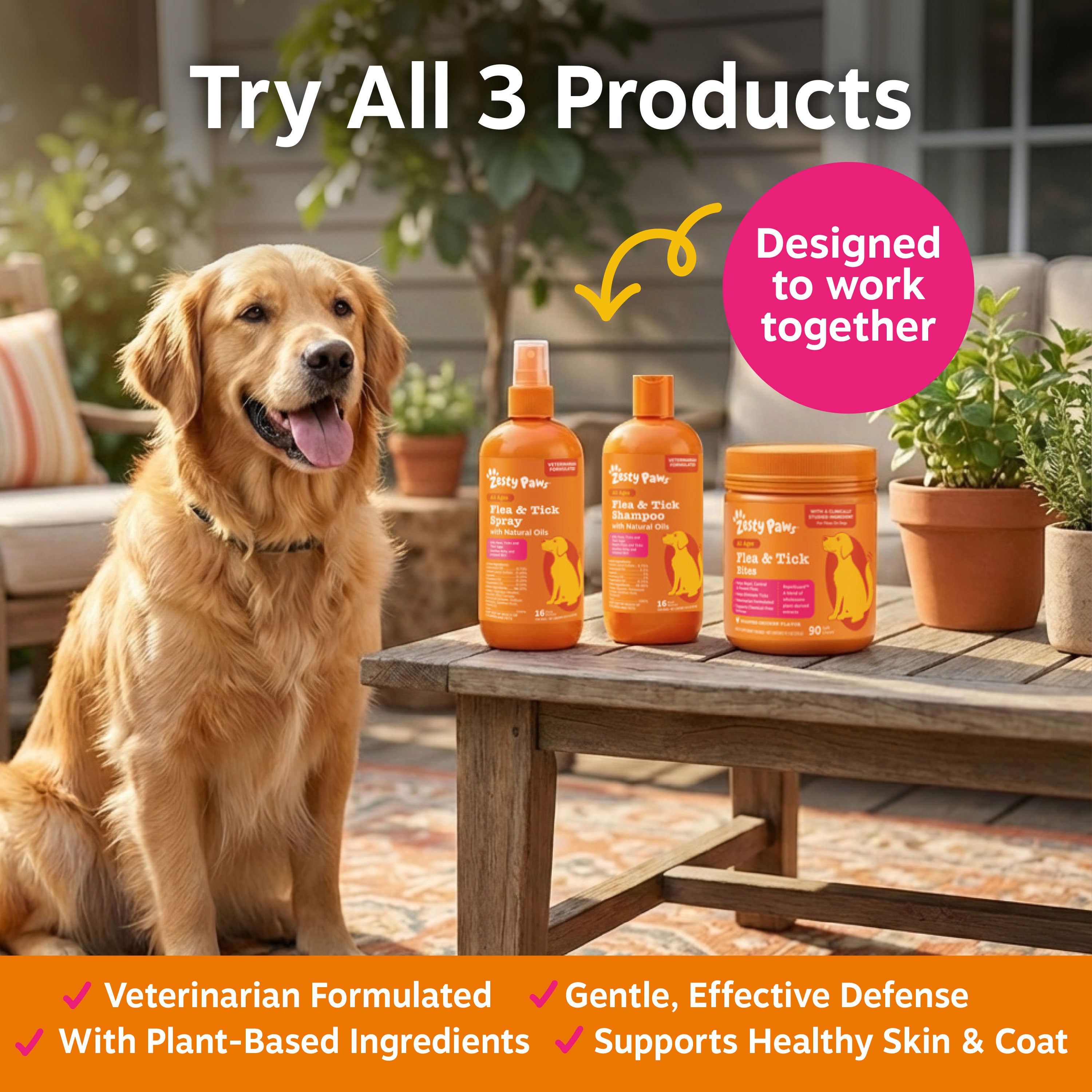 Flea & Tick Shampoo for Dogs