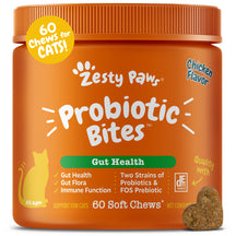 Zesty Paws Probiotic Bites Chicken Soft Chew Supplement