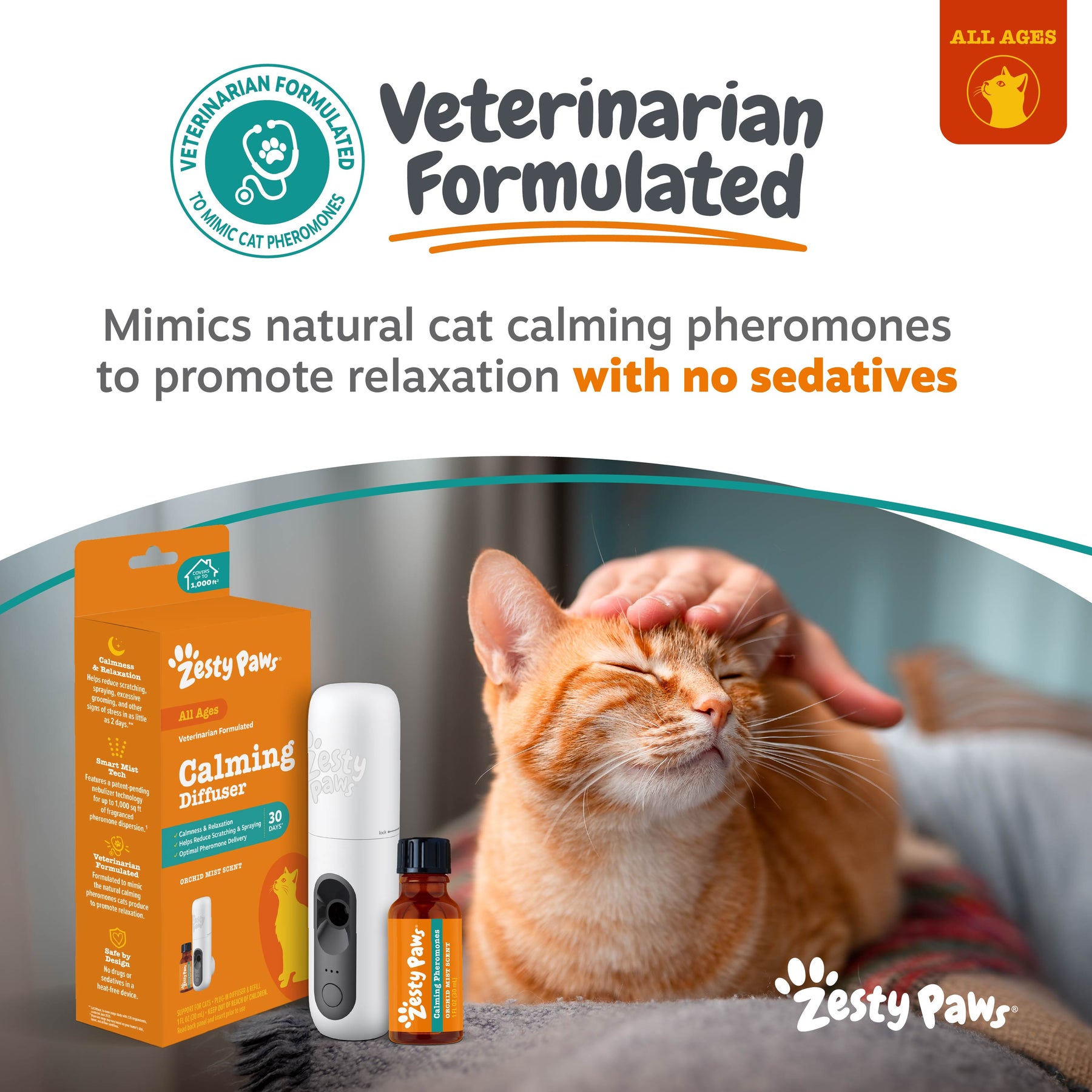Illustration of All Natural Cat Calming Supplement