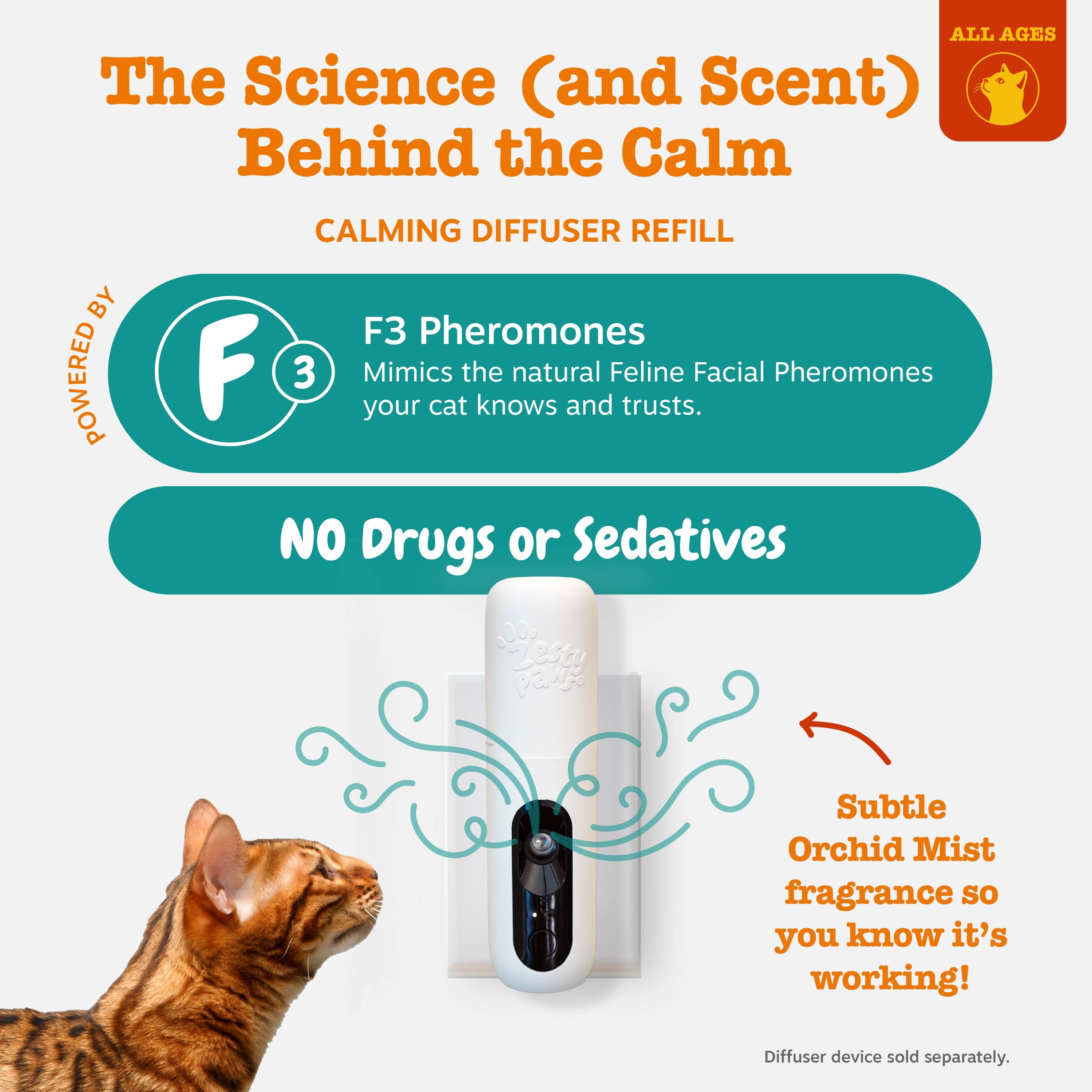 Diffuser Refill + Calming Bites | Bundle for Cats