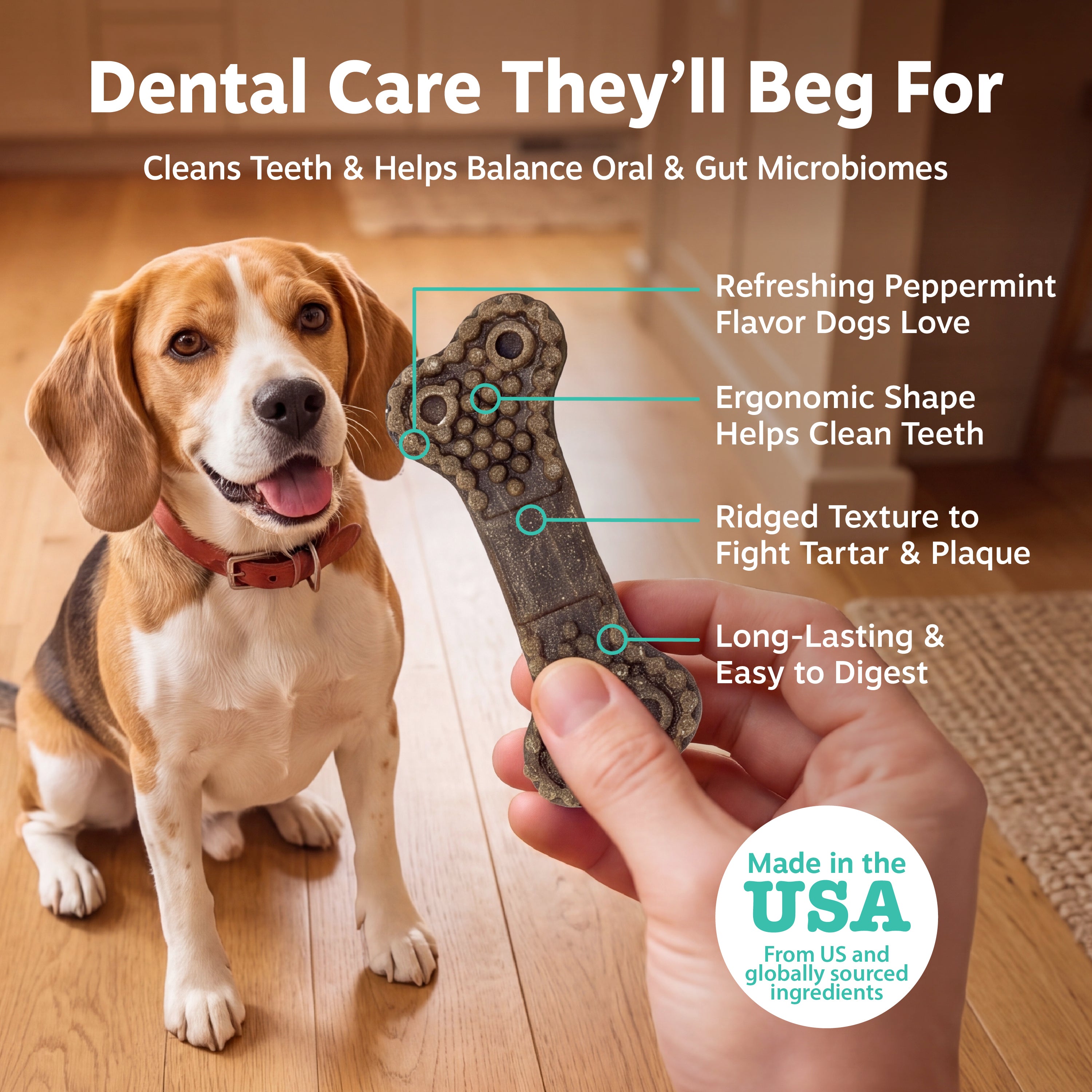 Dental Bones 2.0 for Medium Sized Dogs
