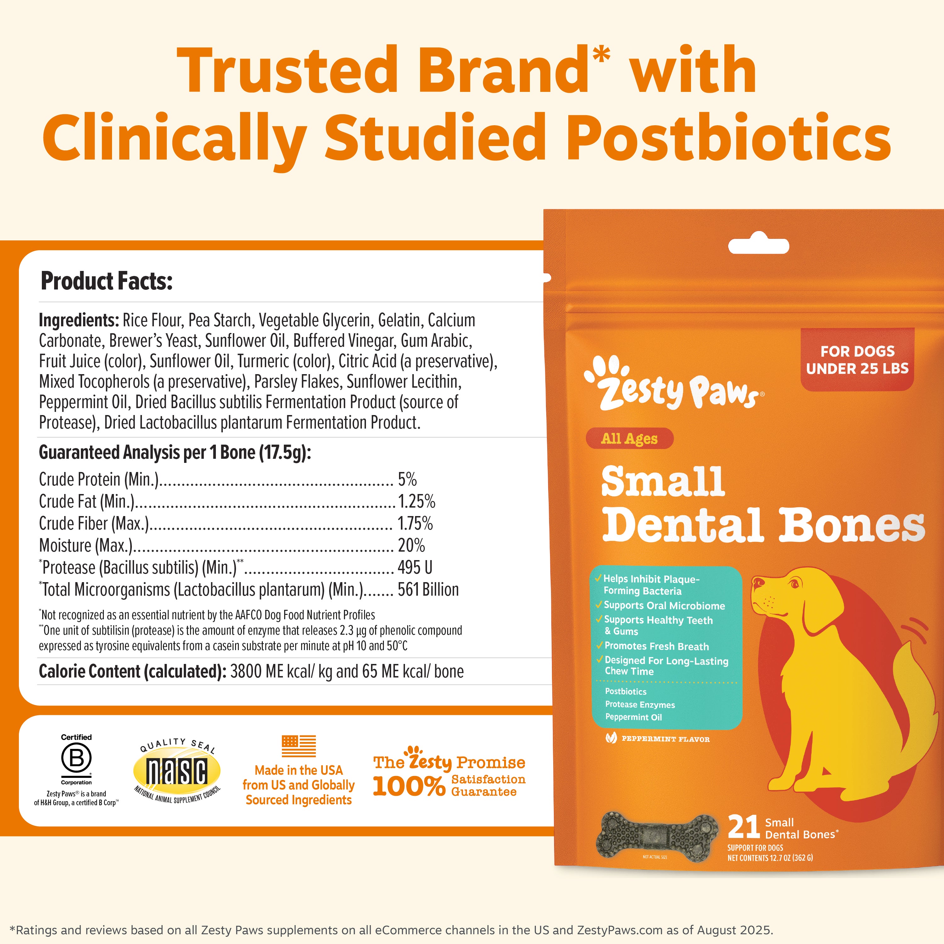Dental Bones 2.0 for Small Sized Dogs