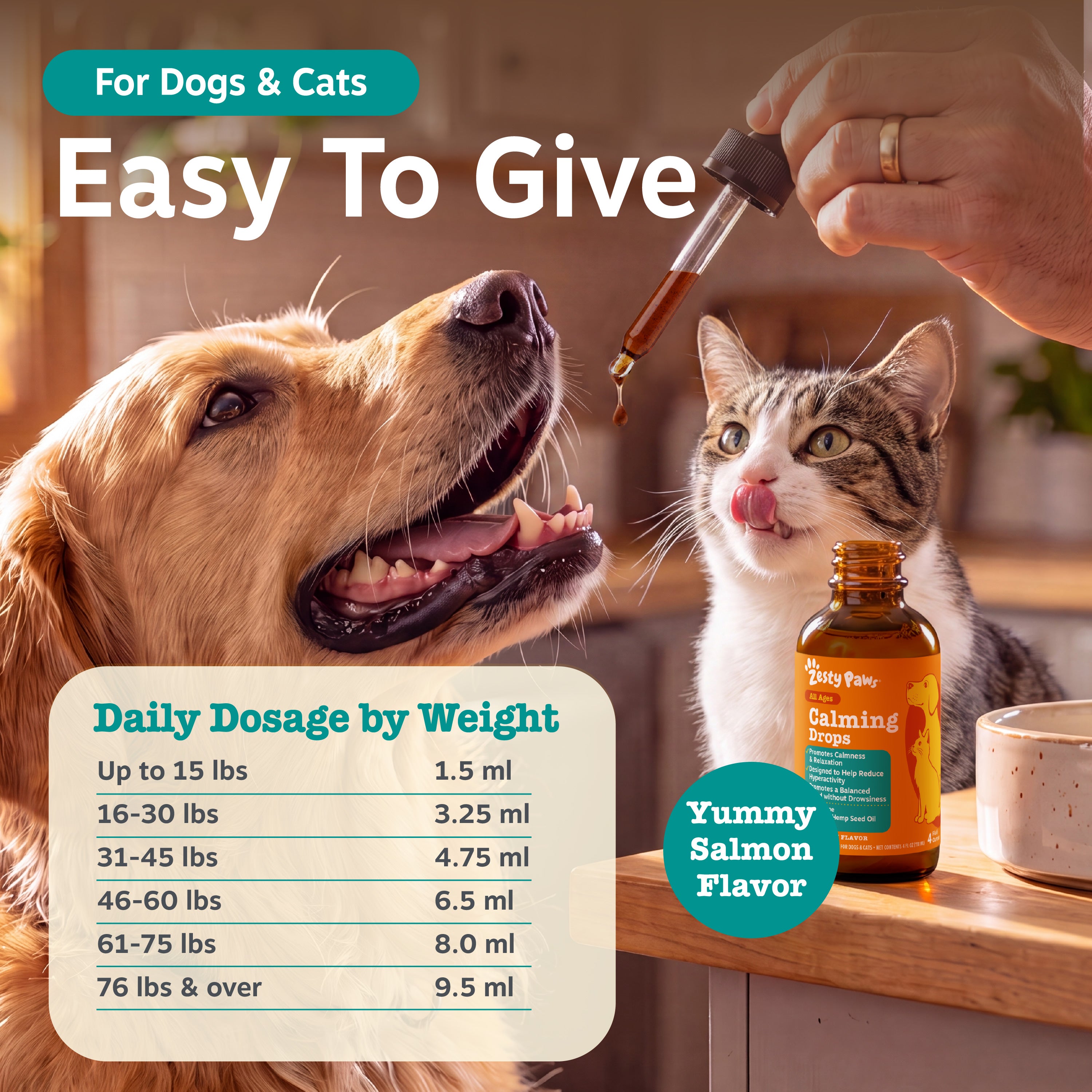 Calming Drops for Dogs & Cats