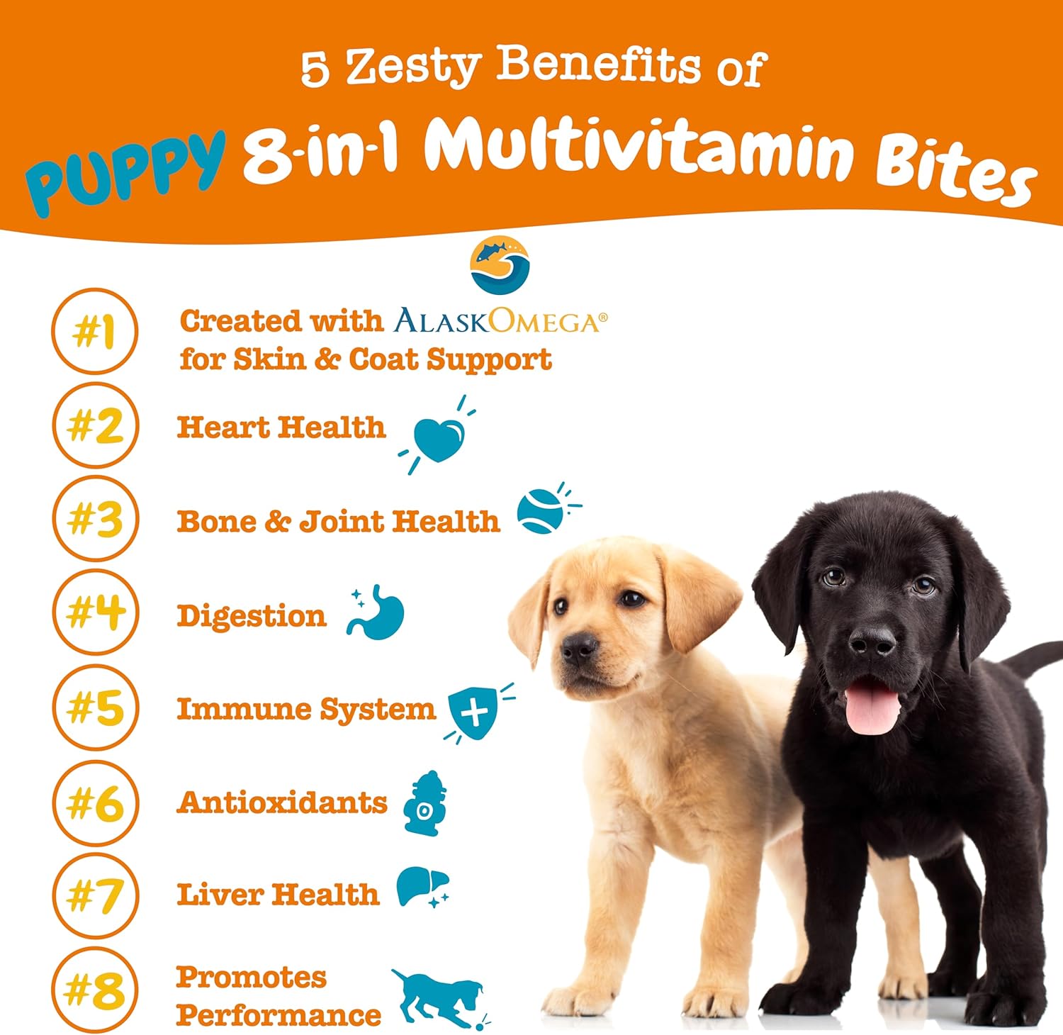 Puppy 8-in-1 Multivitamin Bites