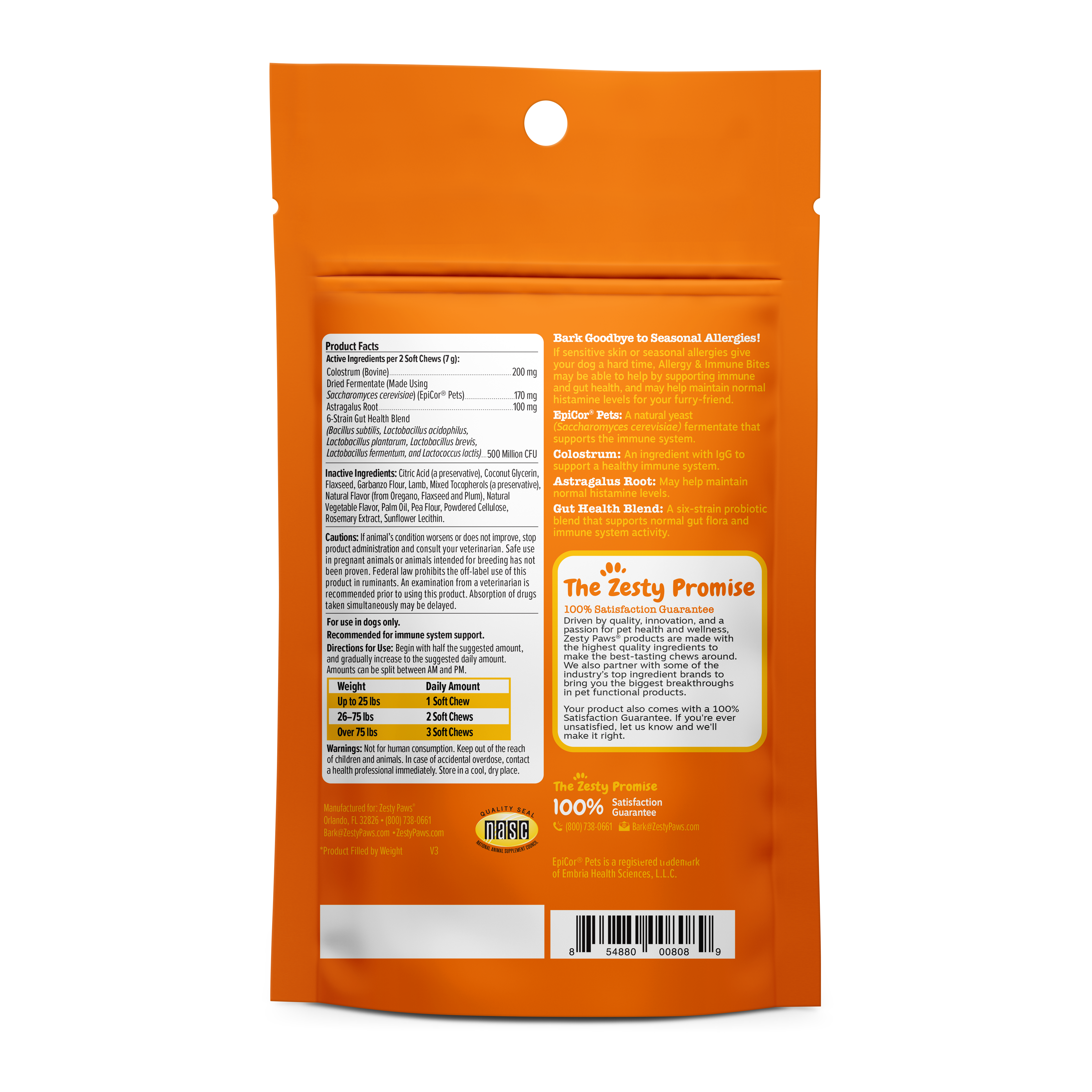 Allergy & Immune Bites™ 10ct Bag for Dogs